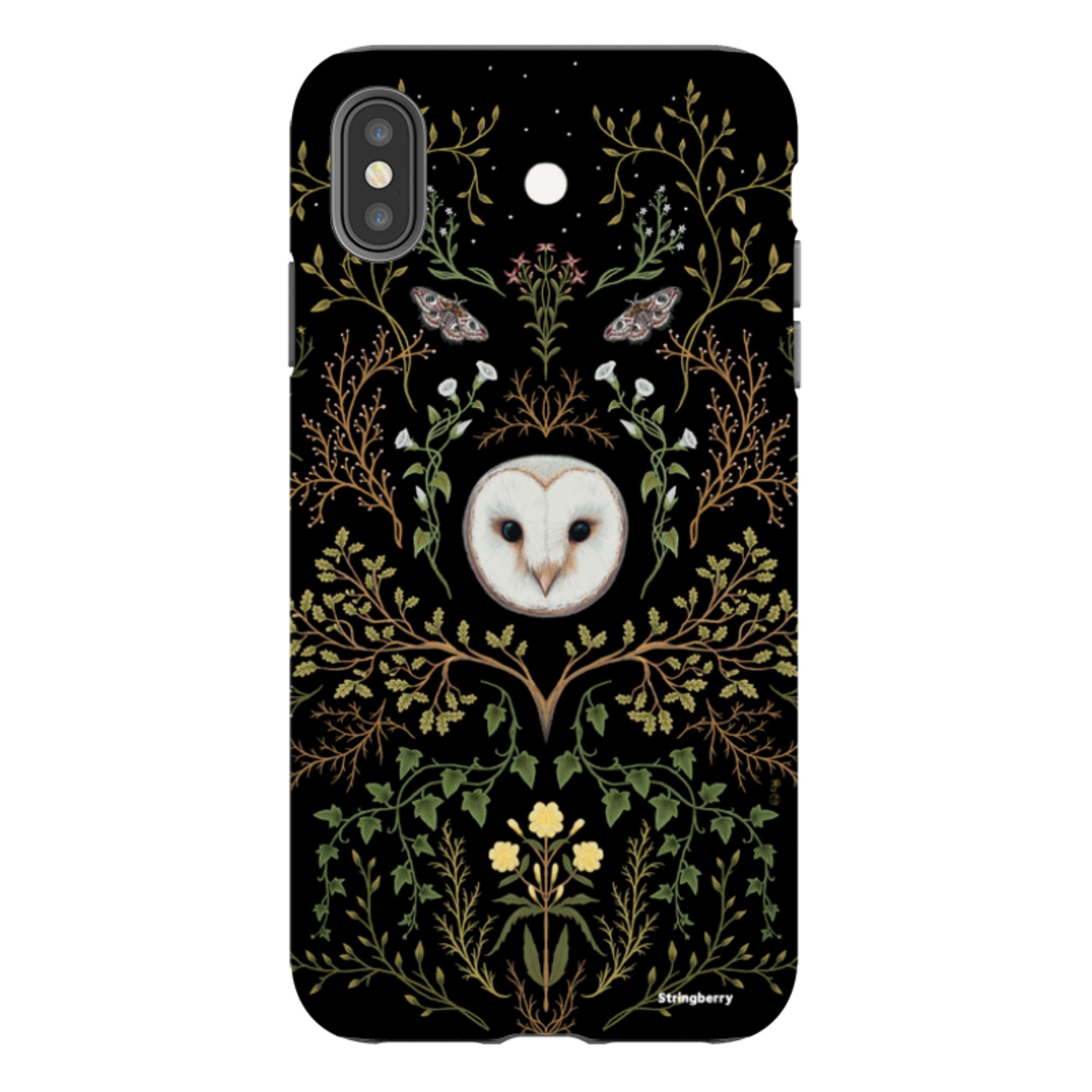 iPhone Tough Case - Owl Pattern By Anna Stead