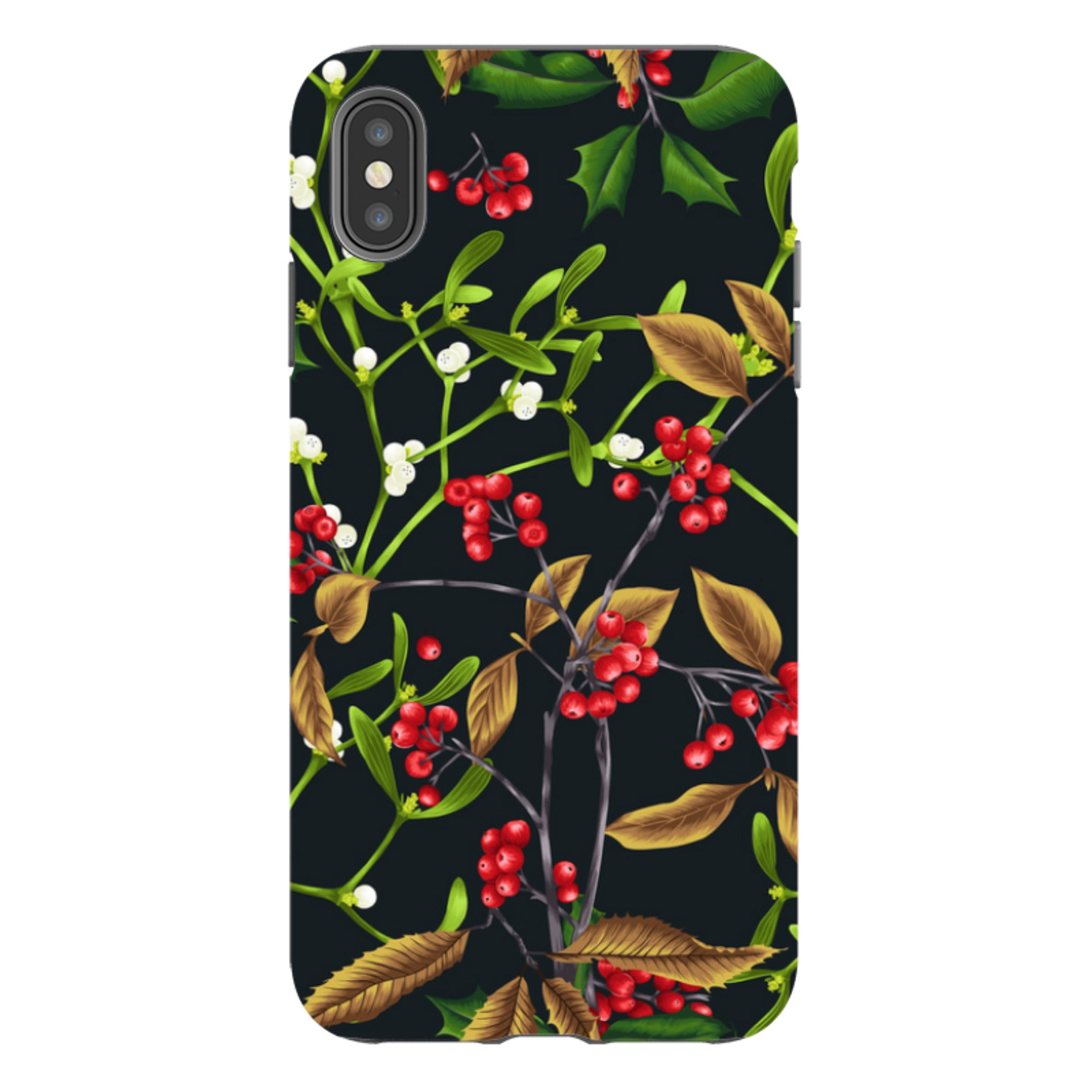 iPhone Tough Case - Magical Xmas Black