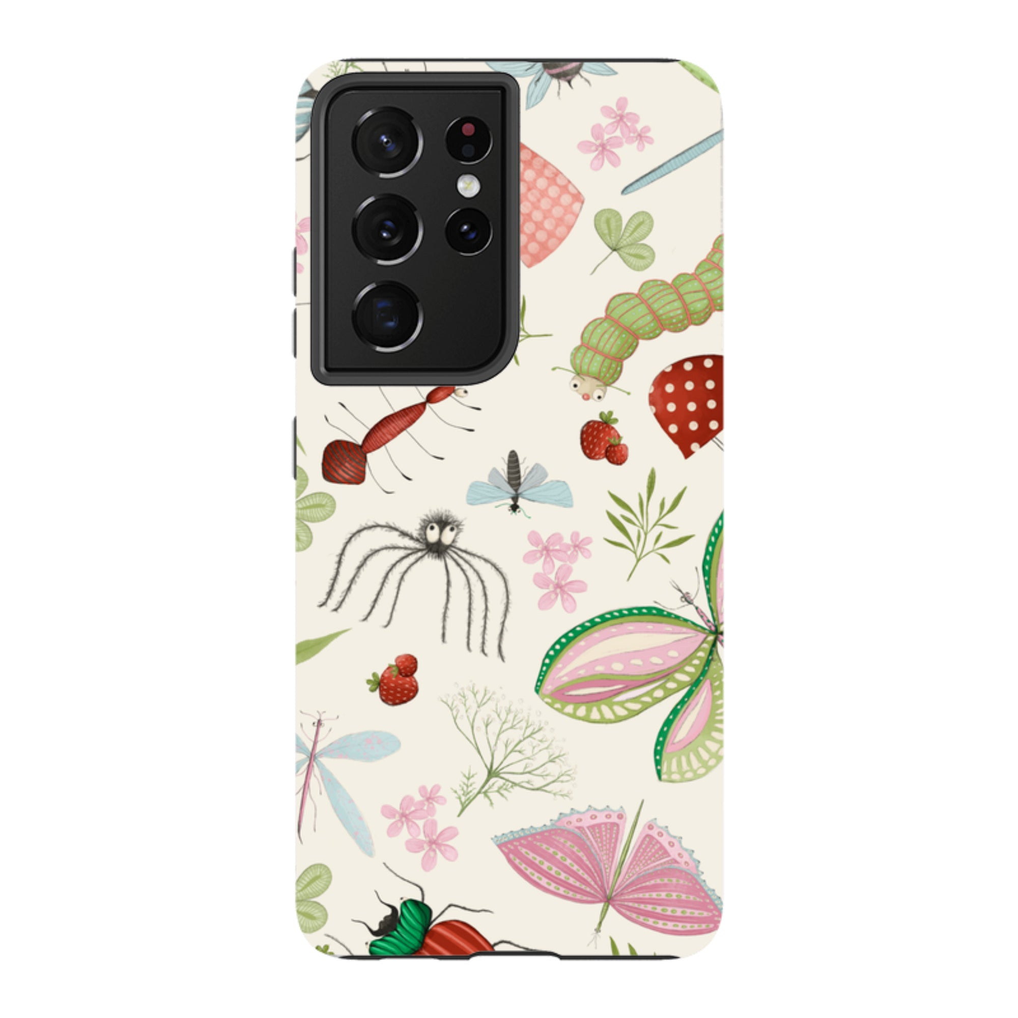 Samsung Tough Case - Insects Pattern By Maja Lindberg