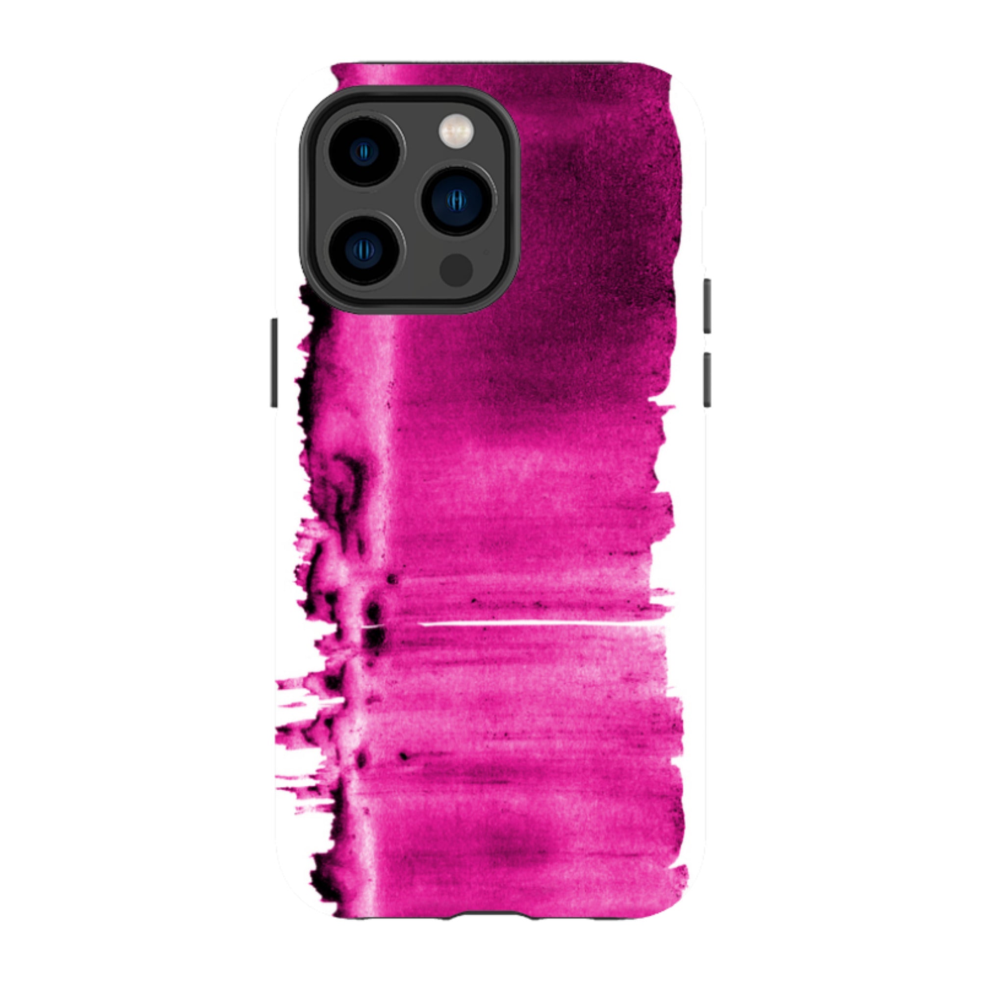 iPhone Tough Case - Pink Ink By Kitty Joseph