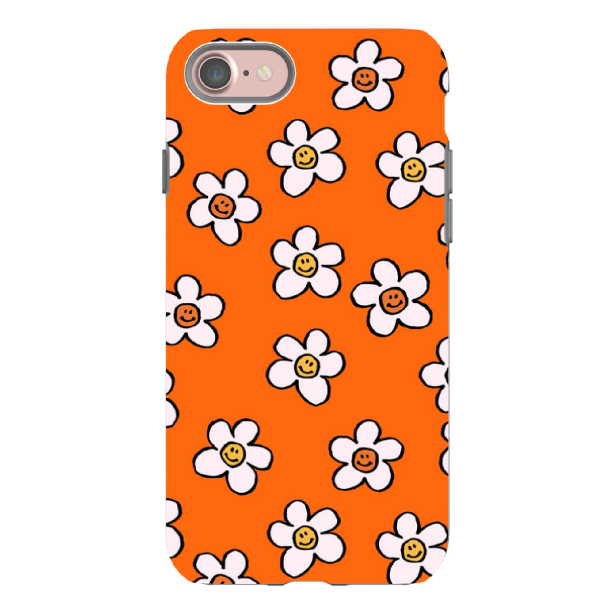 iPhone Tough Case - Smiley Orange