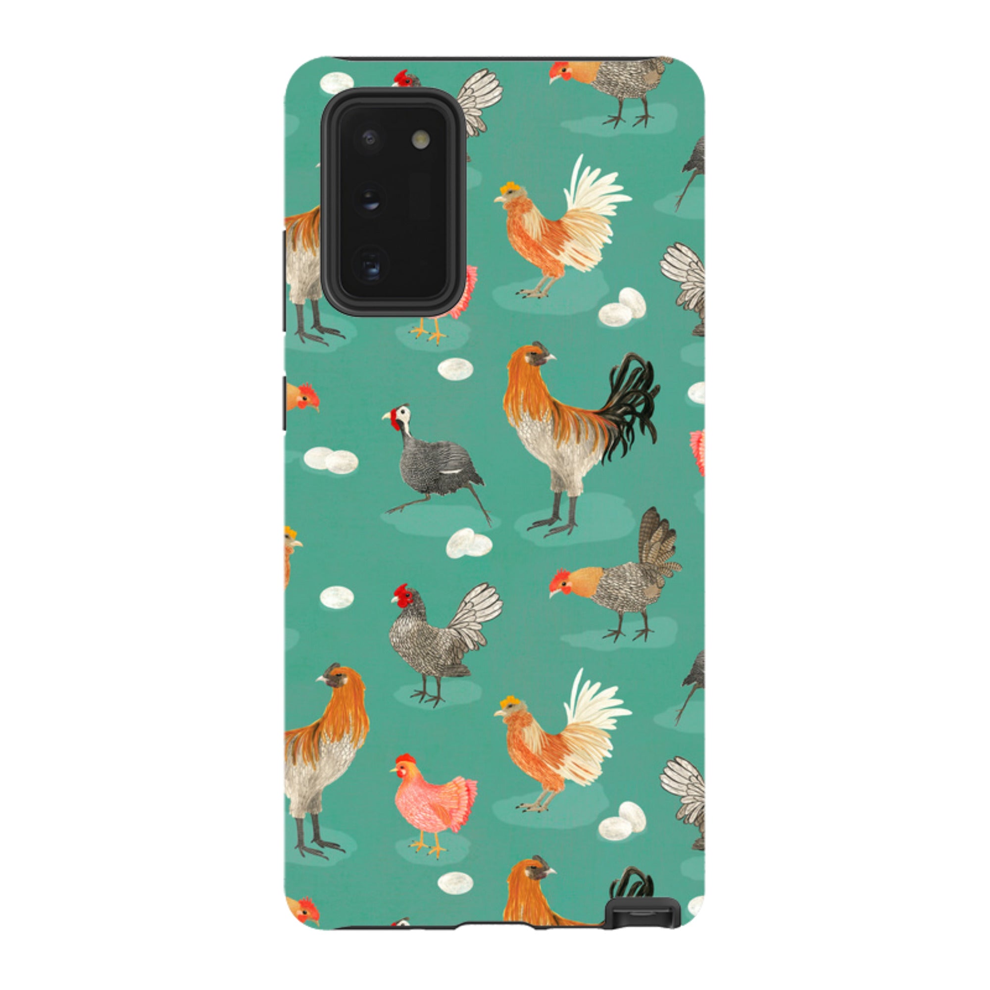 Samsung Tough Case - Chicken Teal By Katherine Quinn