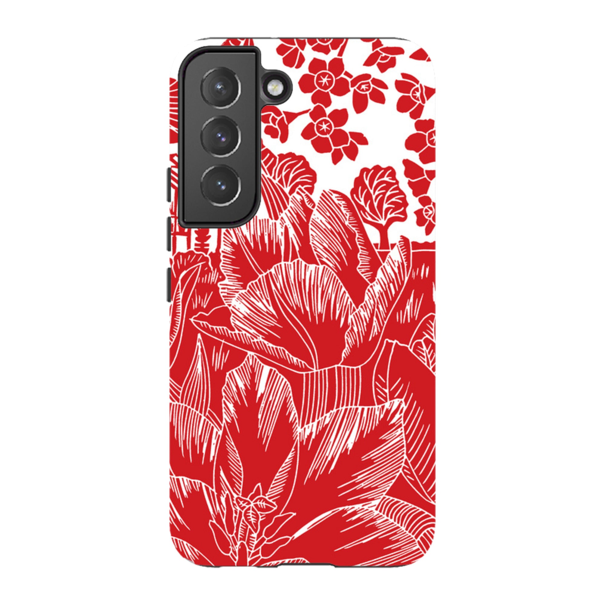 Samsung Tough Case - Tulip Silhouette By Kate Heiss