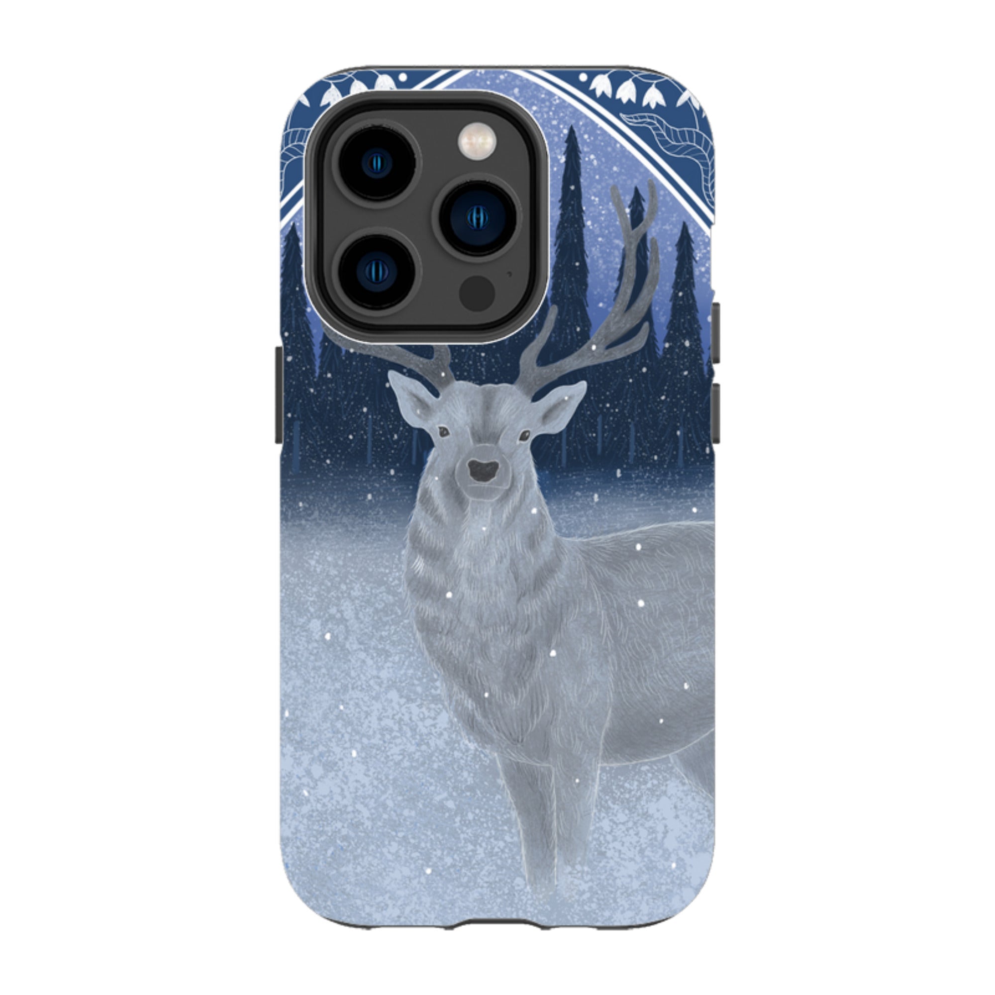 iPhone MagSafe Tough Case -  Winter Stag By Bex Parkin