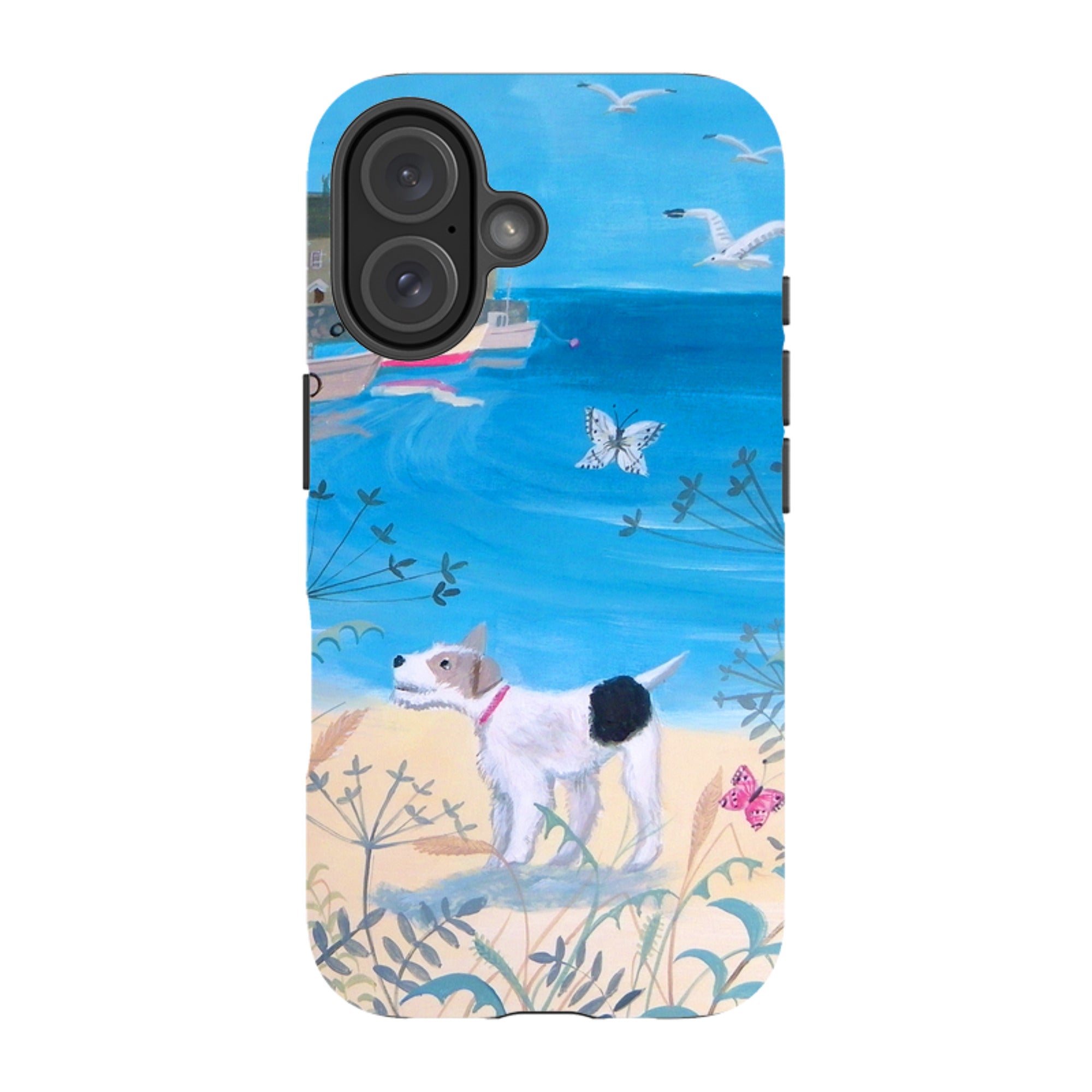 iPhone Tough Case - Seaside Dog By Mary Stubberfield