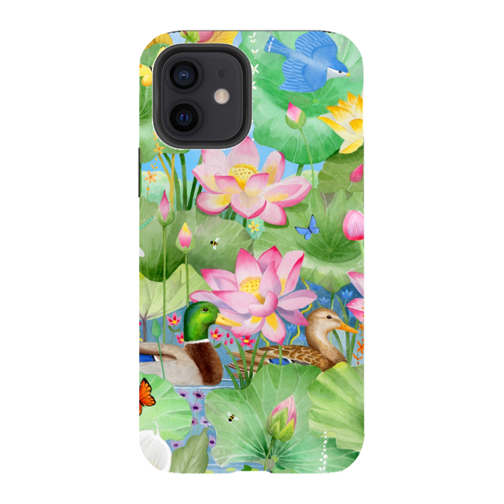 iPhone Tough Case - Waterlily Pond By Bex Parkin