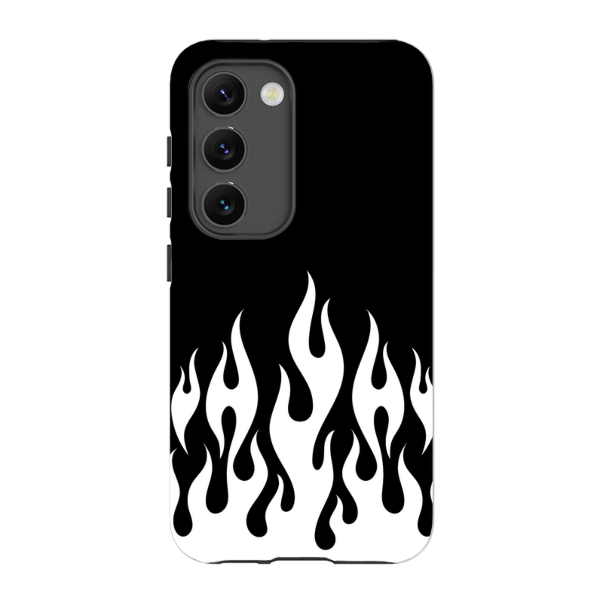 Samsung Tough Case - White Flames