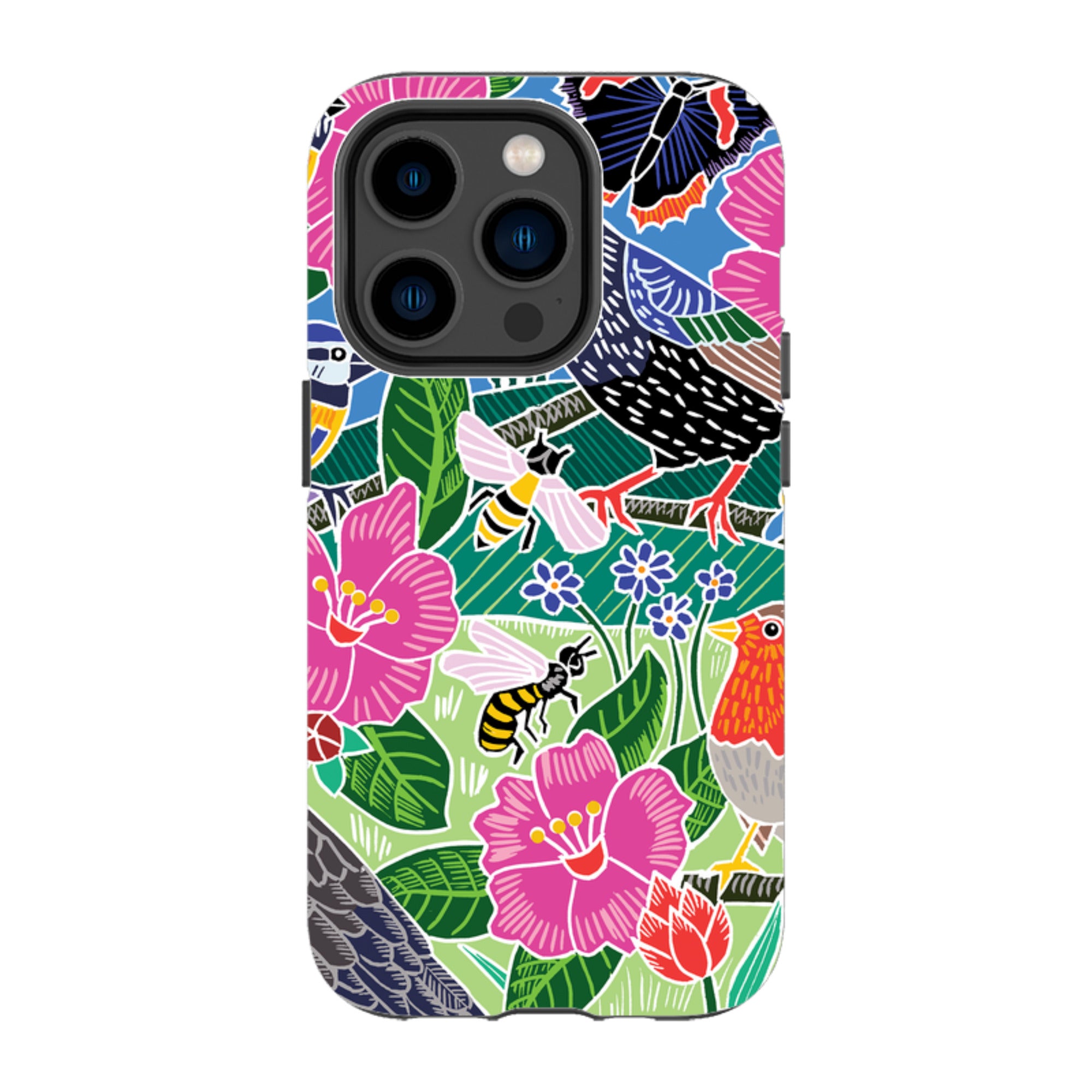 iPhone Tough Case - Garden Bird Jigsaw A By Kate Heiss
