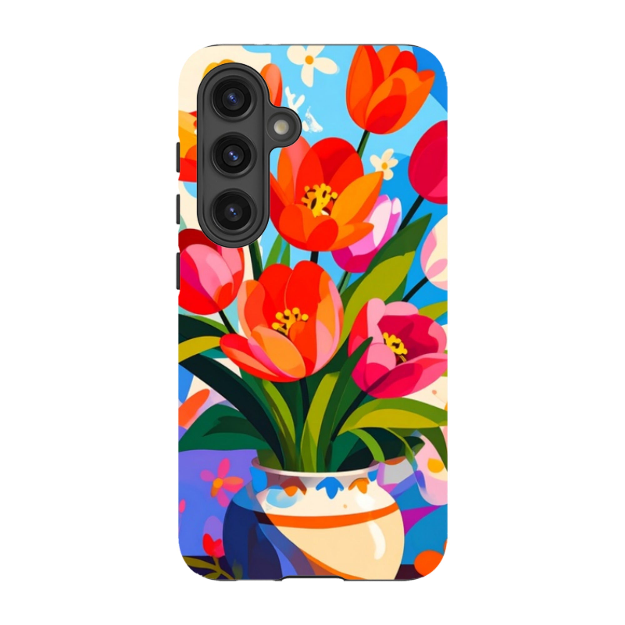 Samsung Tough Case - Tulip Pot Floral
