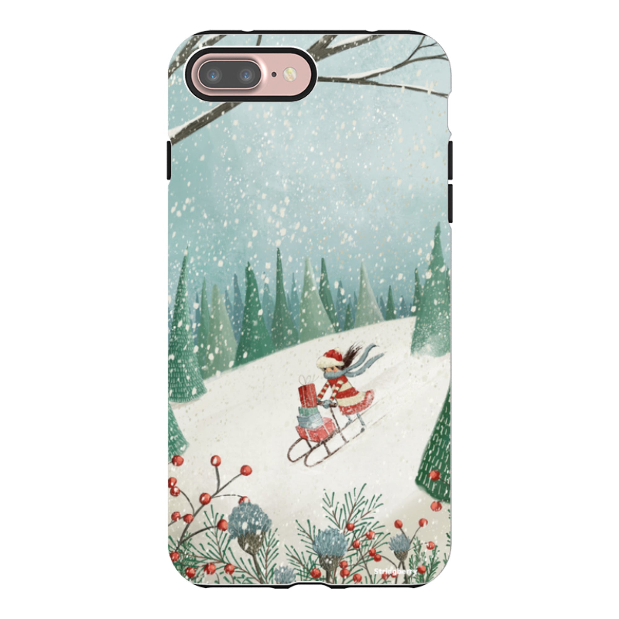 iPhone Tough Case - Sleigh Delivery By Maja Lindberg