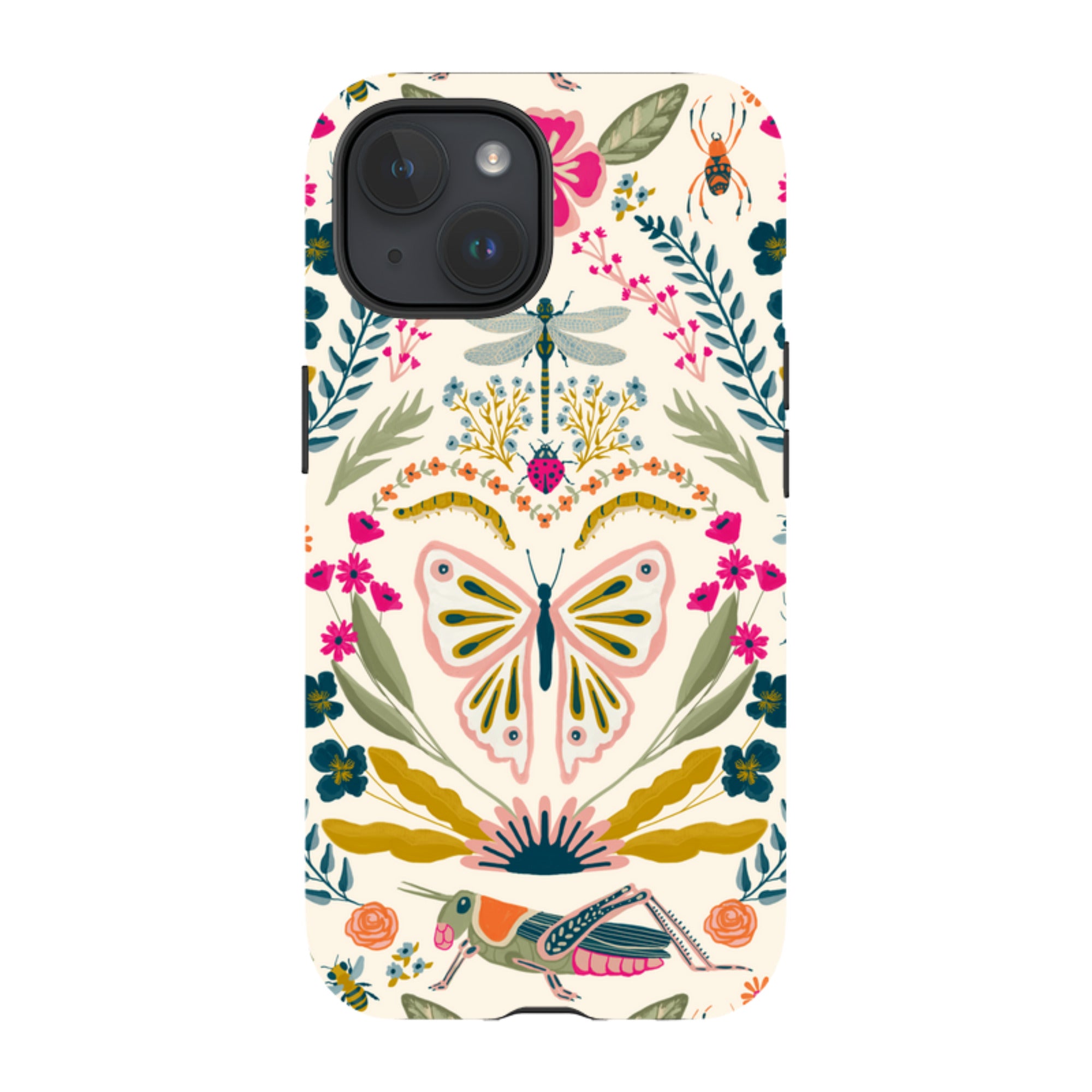 iPhone MagSafe Tough Case - Butterfly Floral By Abby Jacobs