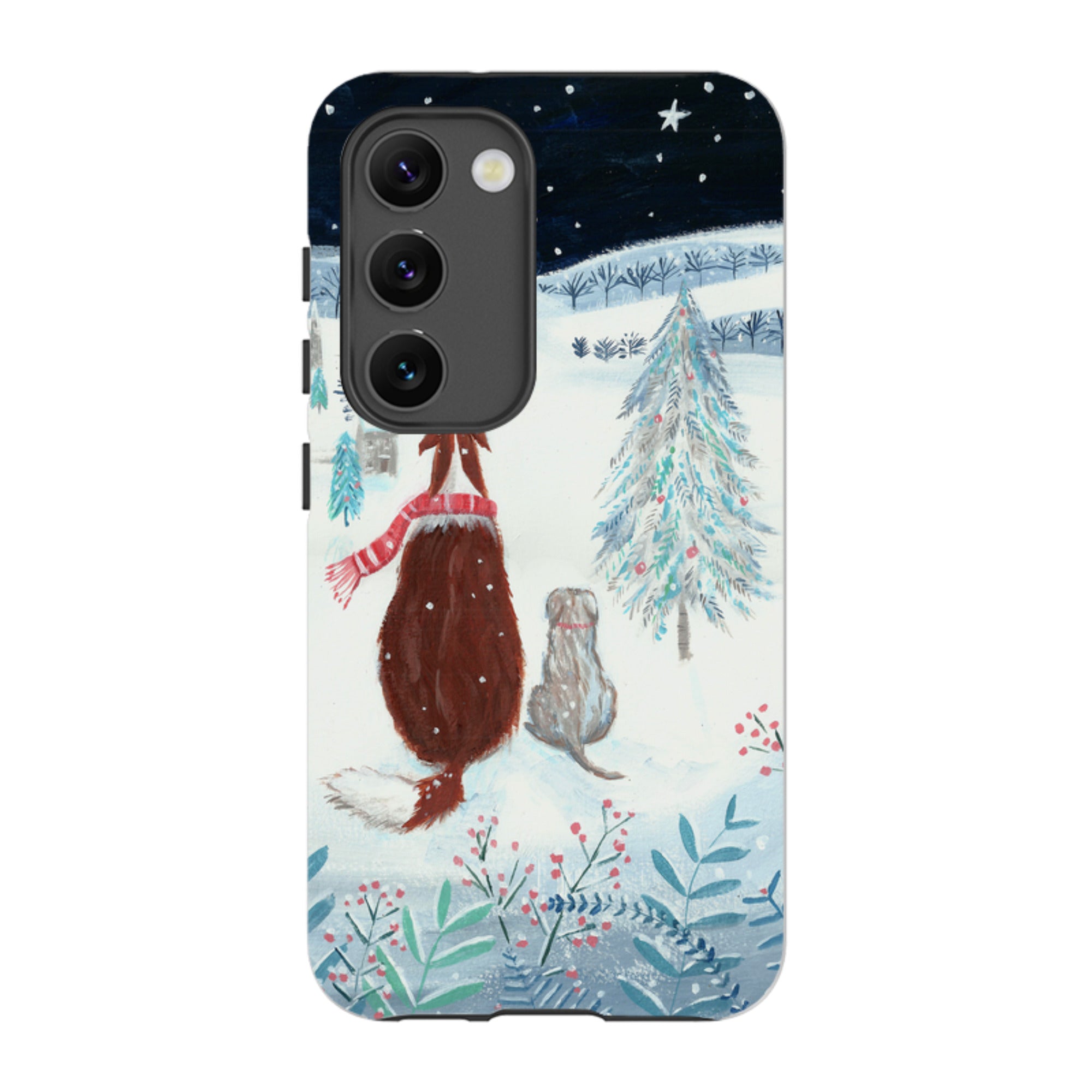 Samsung Tough Case - Snow Dogs By Mary Stubberfield