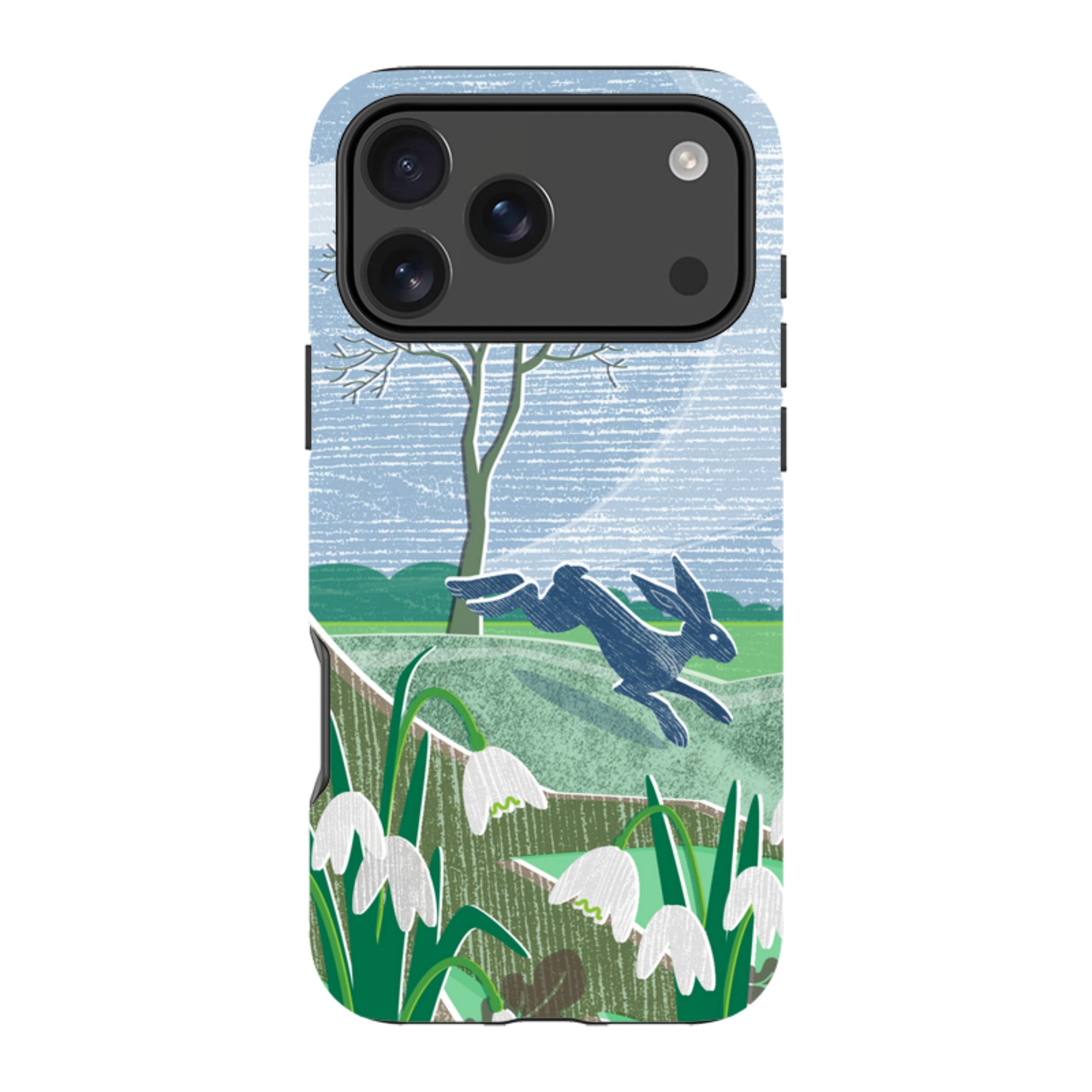 iPhone Tough Case - Snowdrops And Hare By Liane Payne