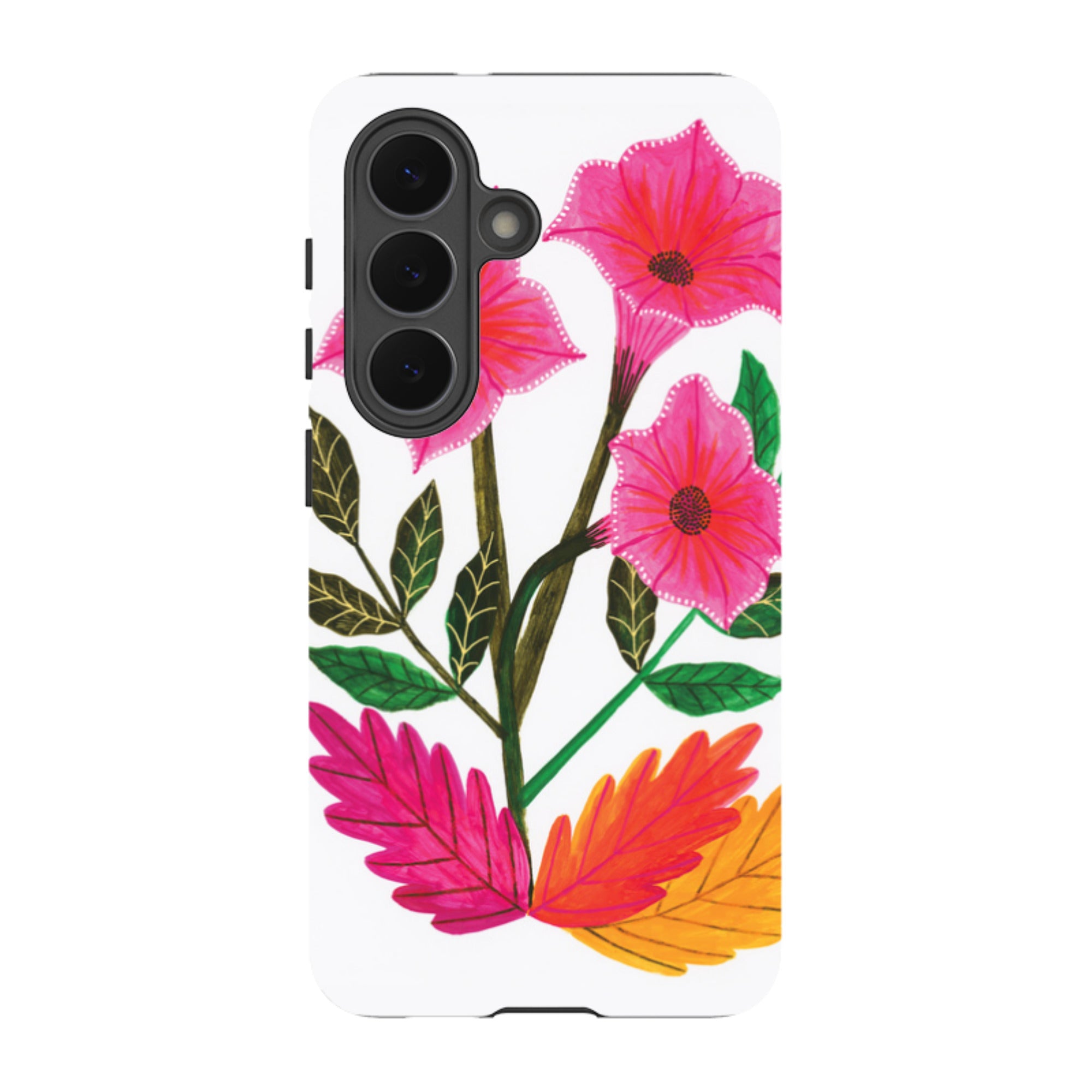 Samsung Tough Case - Trumpet Flowers By Lee Foster Wilson