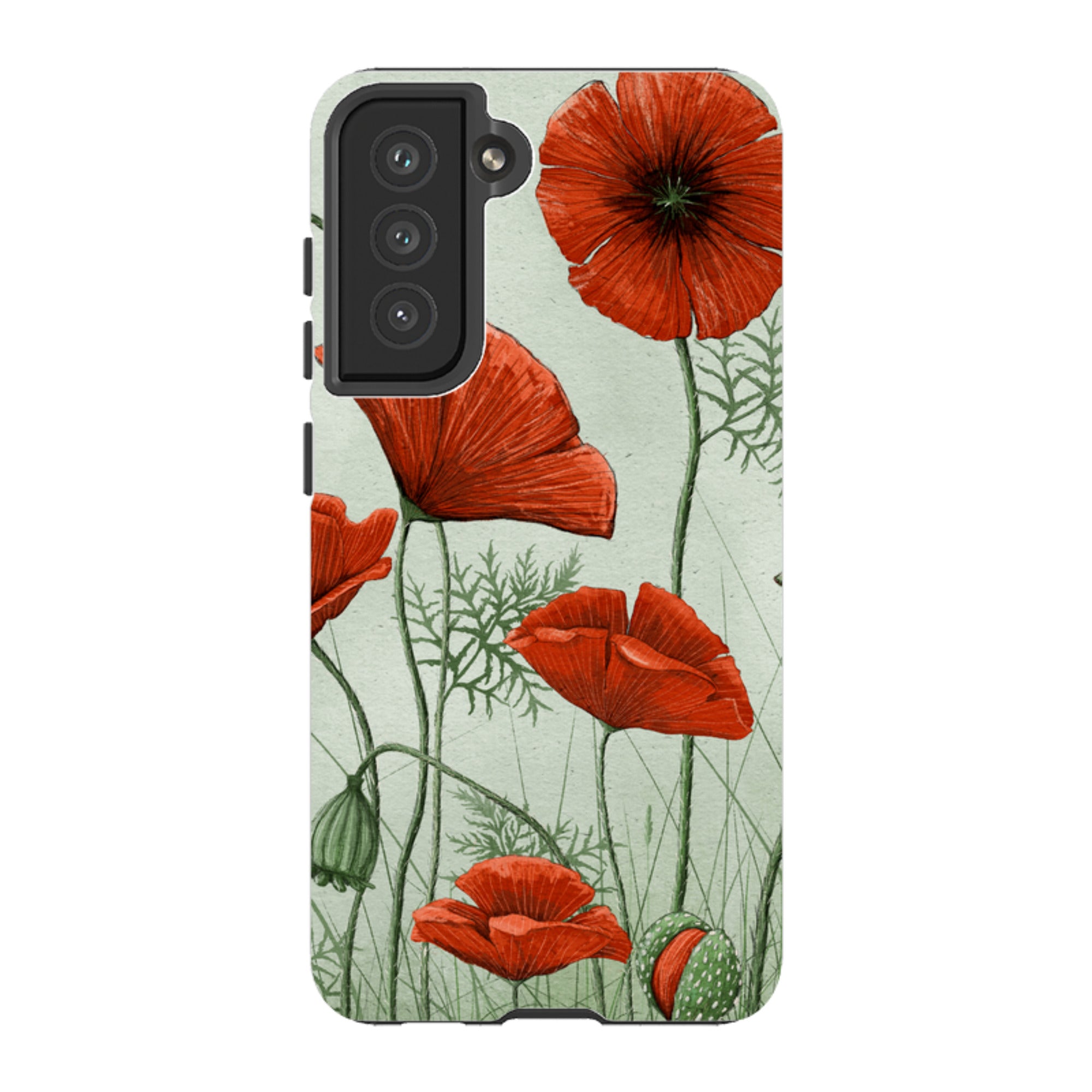 Samsung Tough  Case - Poppies By Maja Lindberg