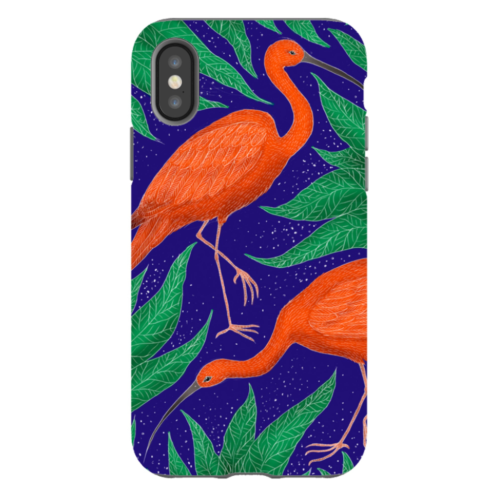 iPhone Tough Case - Scarlet Ibis By Catherine Rowe