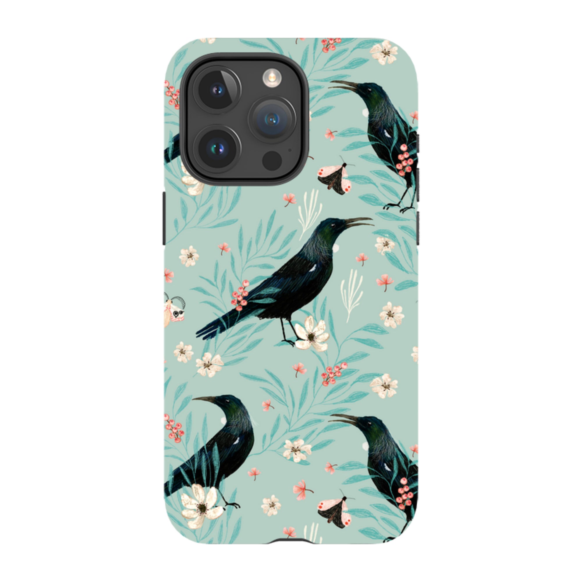 iPhone Tough Case - Tui Light Blue By Katherine Quinn