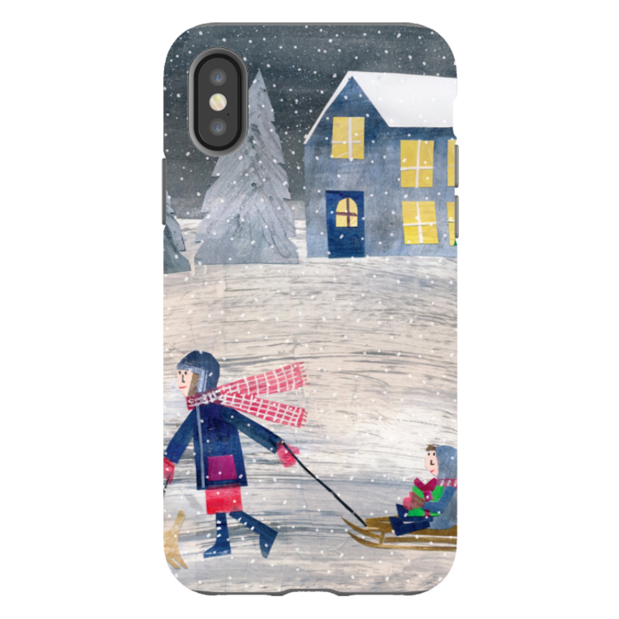 iPhone Tough Case - Sledging By Tracey English