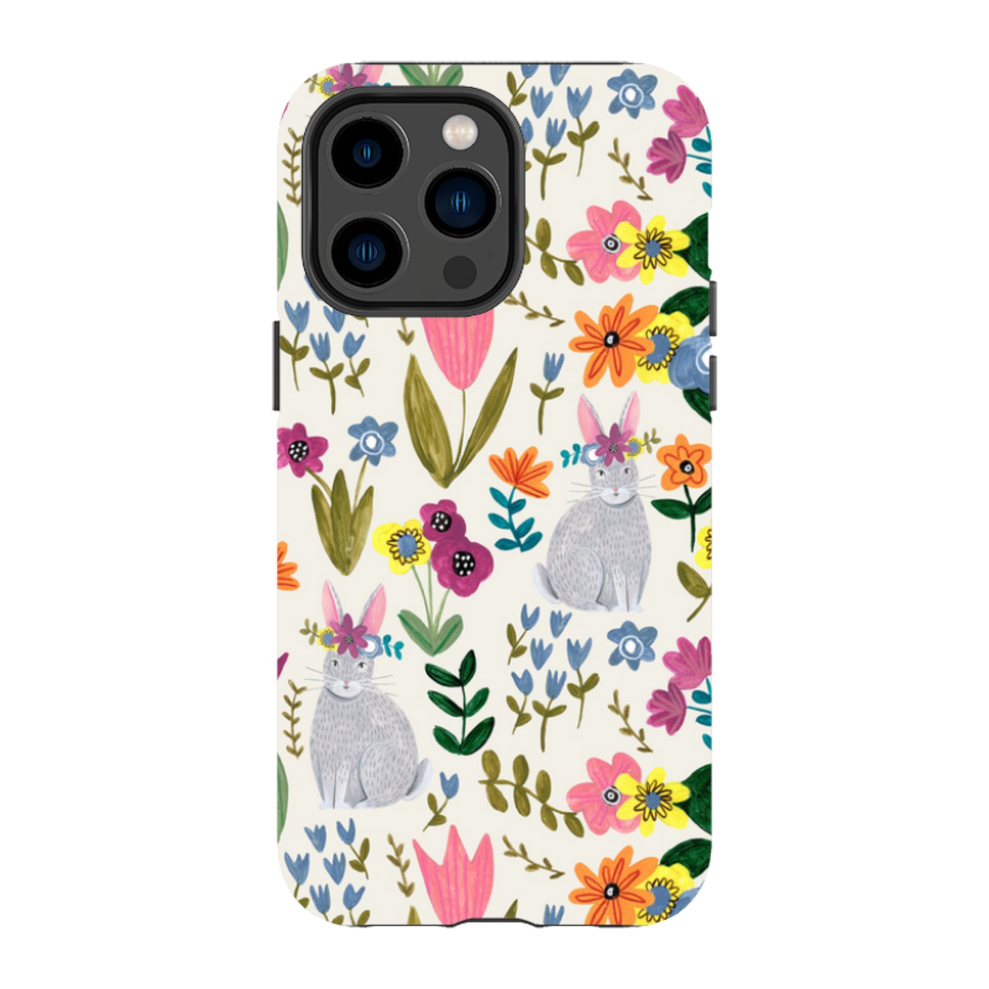iPhone MagSafe Tough Case -  Rabbit Floral By Caroline Bonne Muller