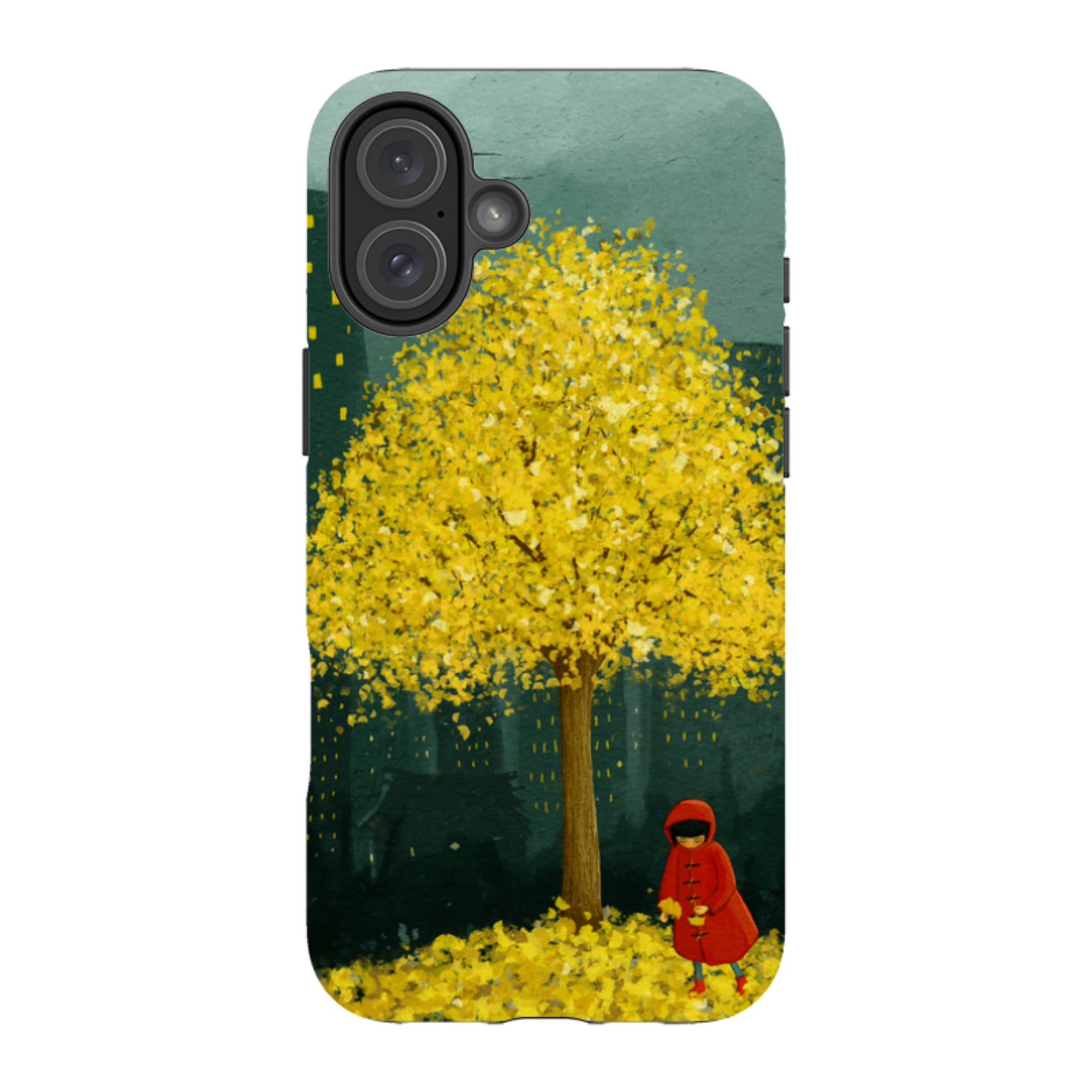 iPhone Tough Case - Gingko Tree By Maja Lindberg
