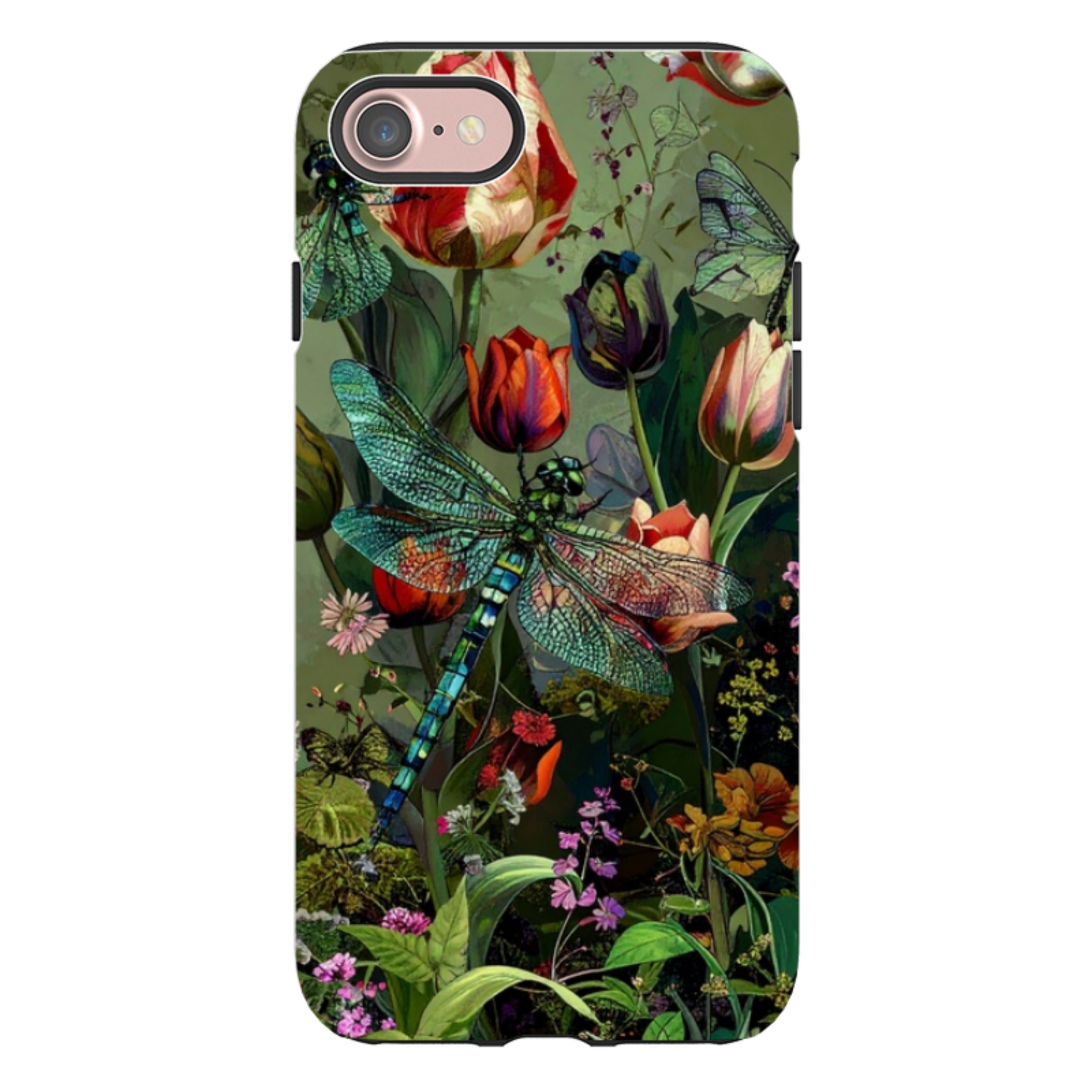 iPhone Tough Case - Green Vyne Dragonfly