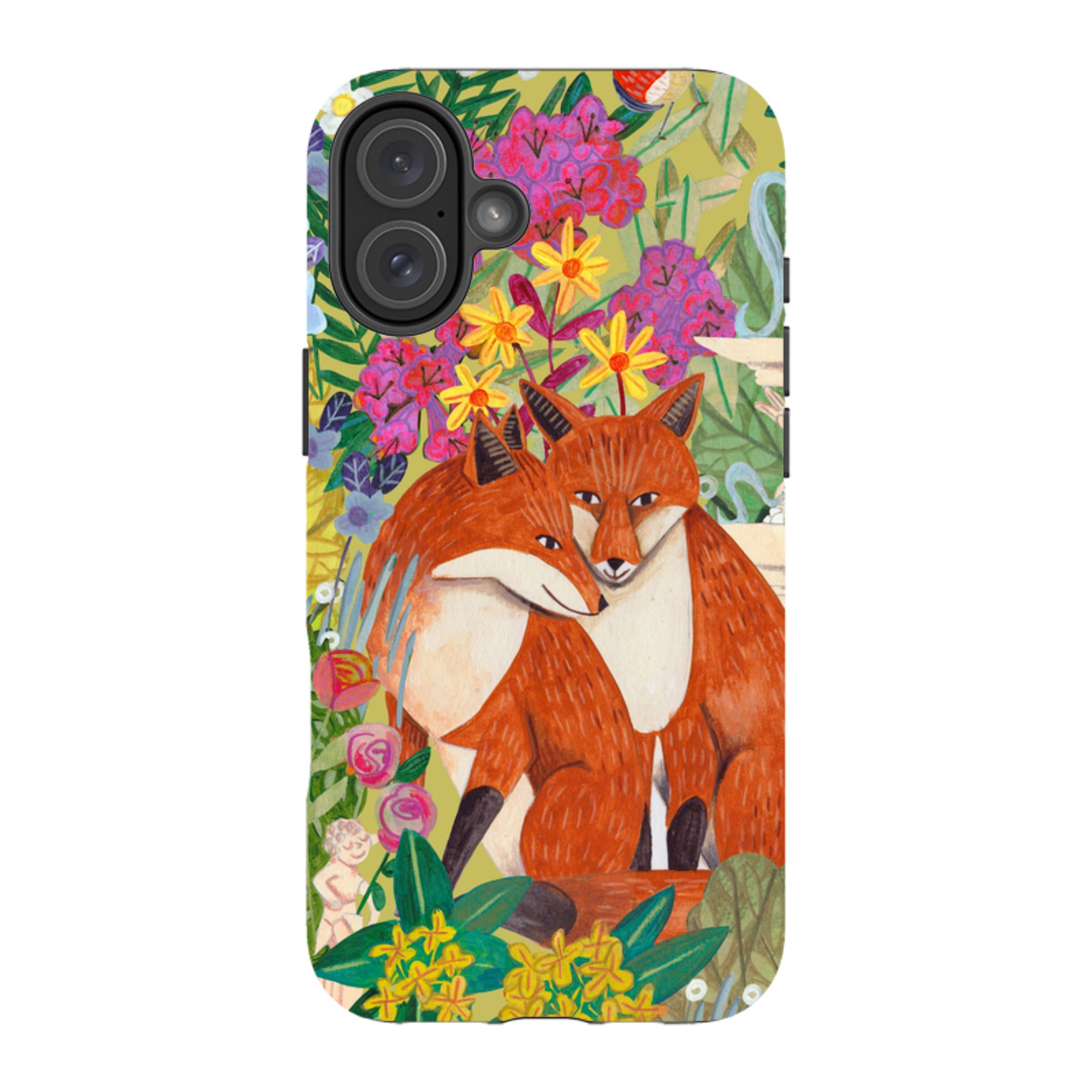 iPhone Tough Case - Foxes By Caroline Bonne Muller