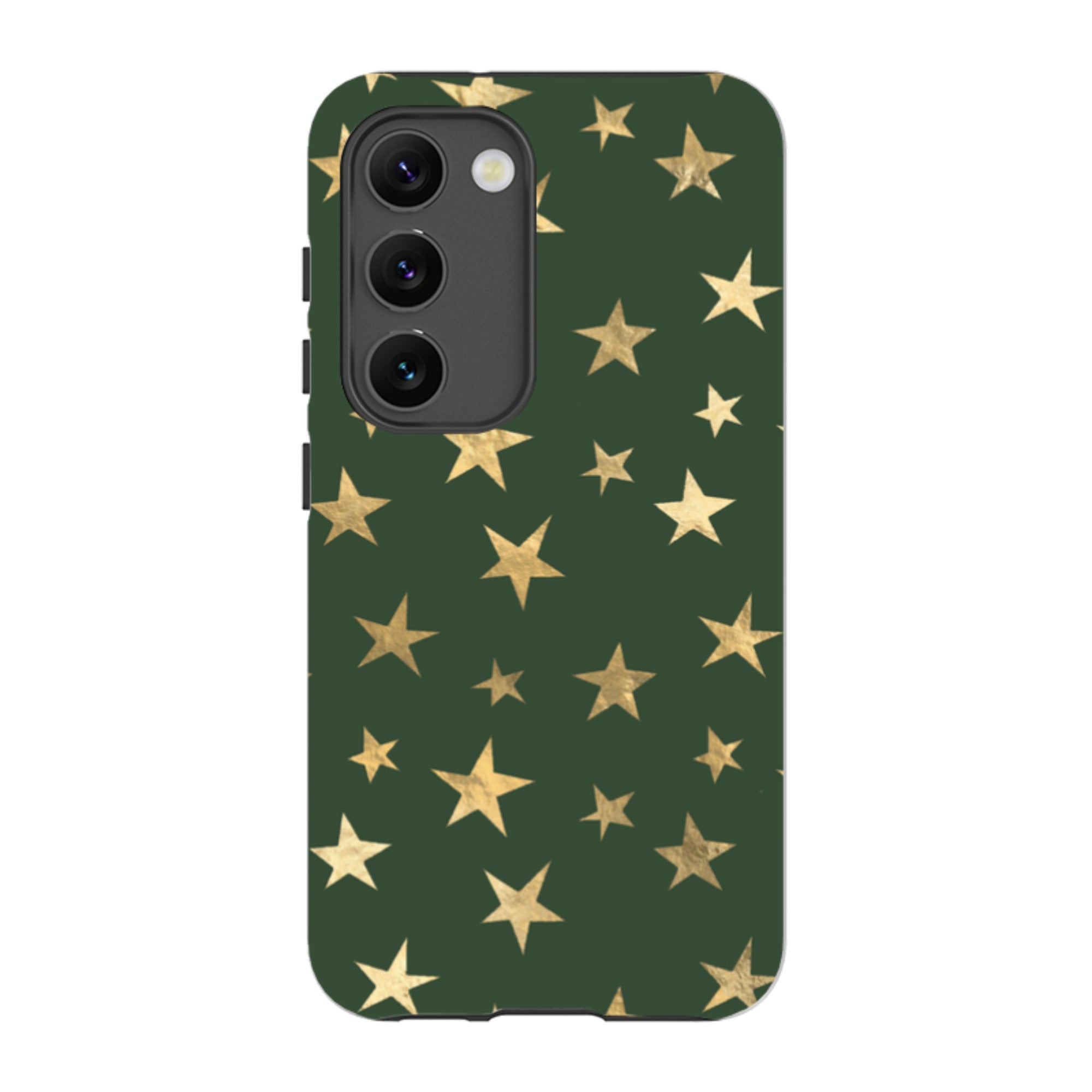 Samsung Tough Case - Green and Gold Stars