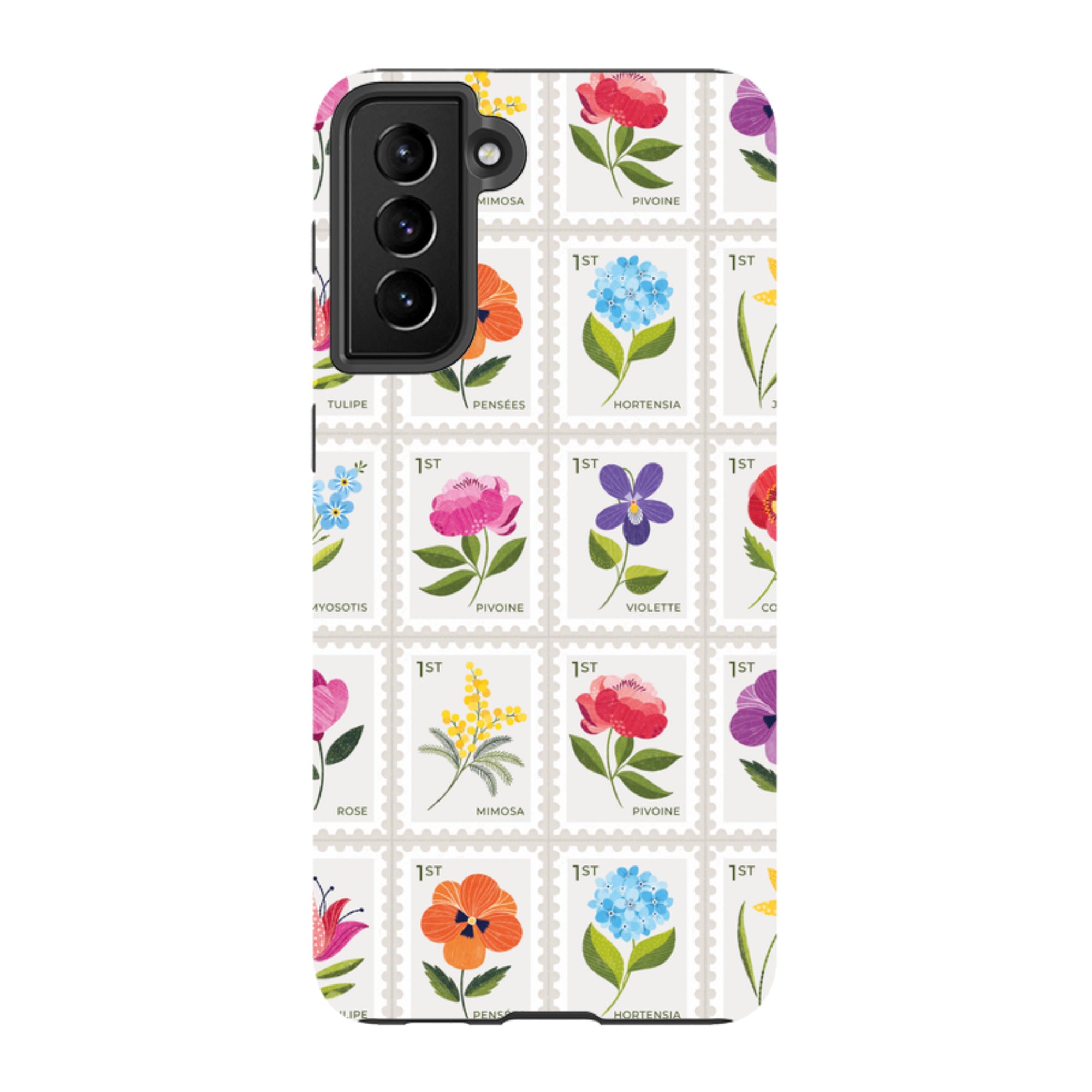 Samsung Tough Case - Floral Postage Stamps By Ali Brookes