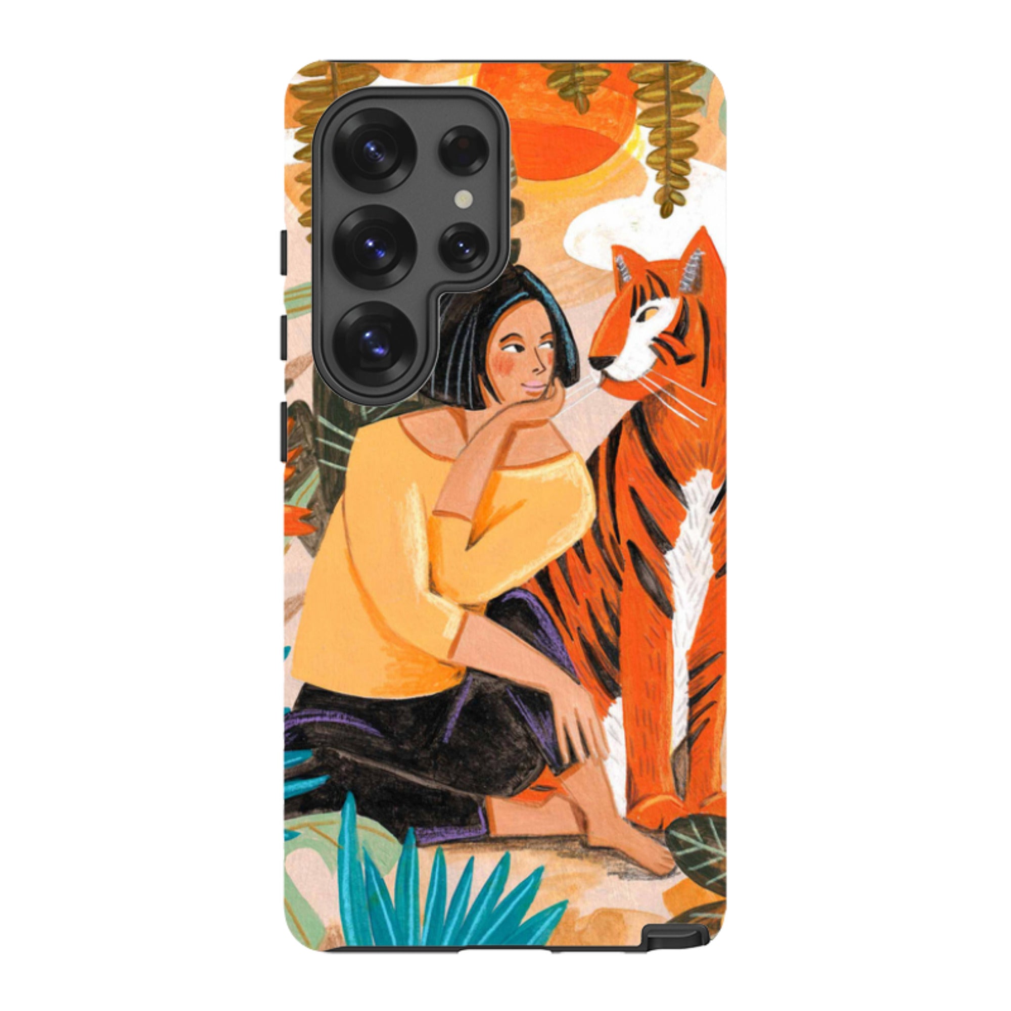Samsung Tough Case - Hello Tiger By Caroline Bonne Muller
