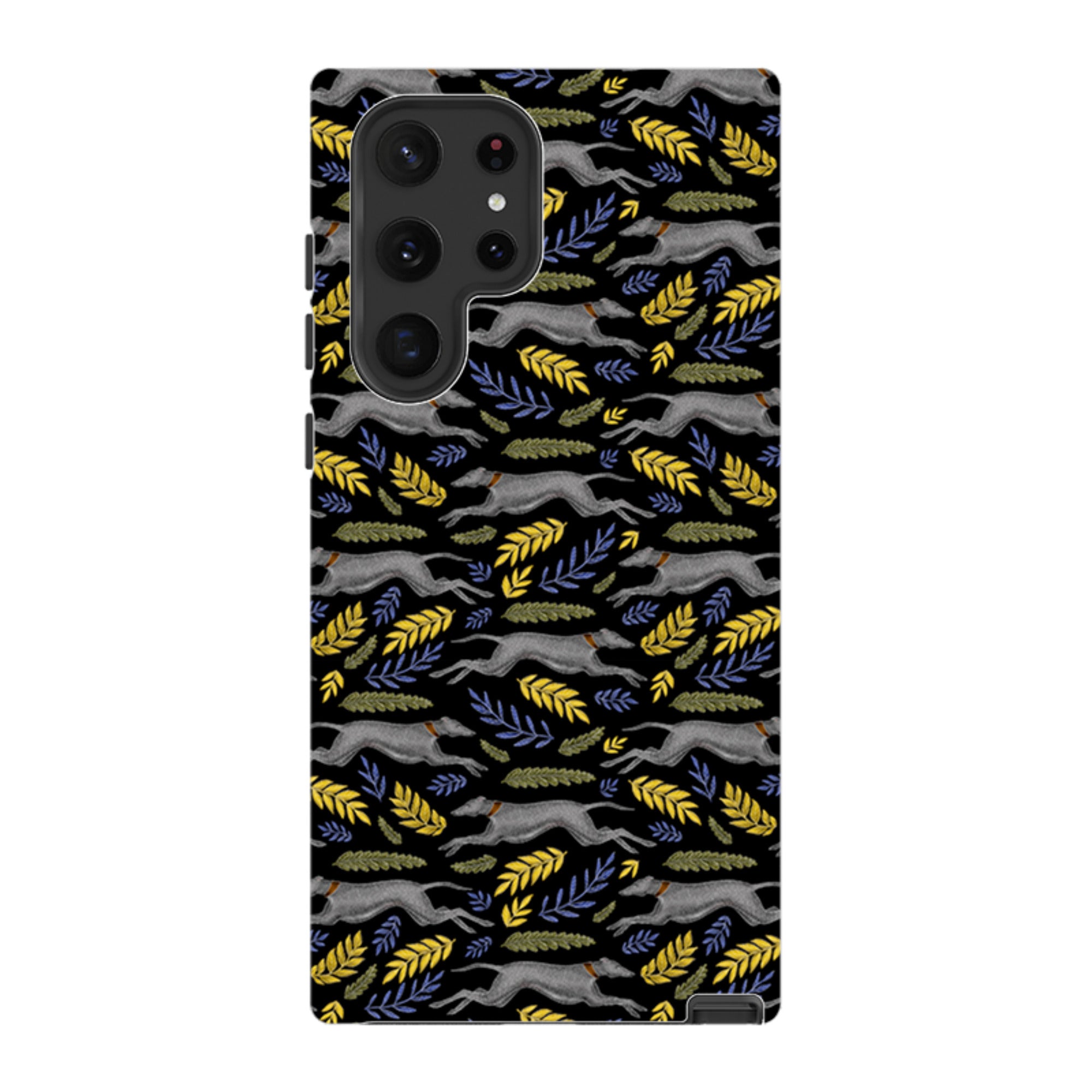 Samsung Tough Case - Greyhound Pattern By Catherine Rowe