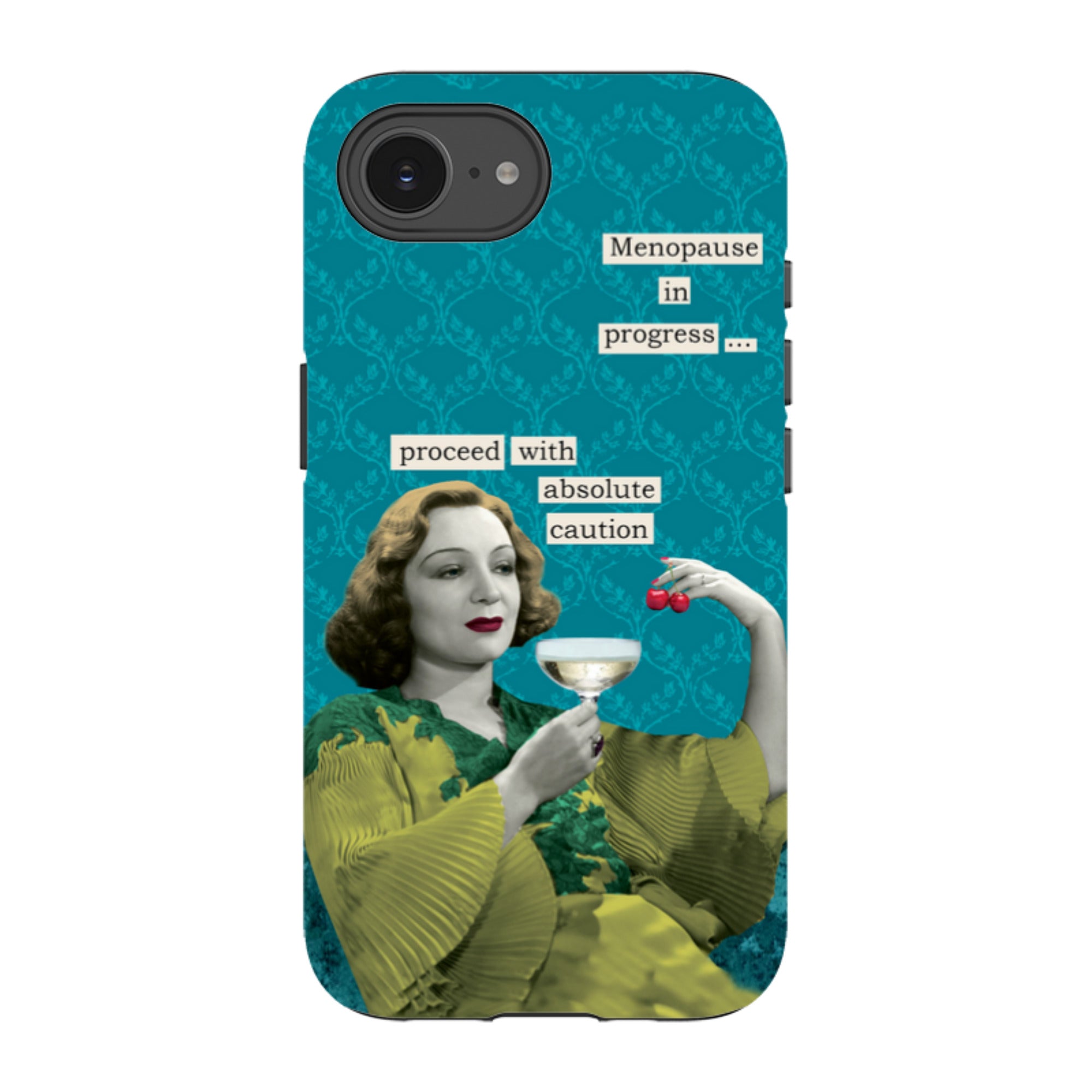 iPhone Tough Case - Menopause In Progress By Clare Jordan