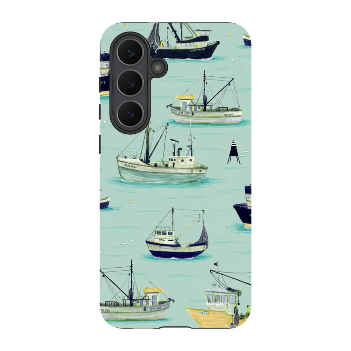 Samsung Tough Case - Fishing Boats Blue By Katherine Quinn
