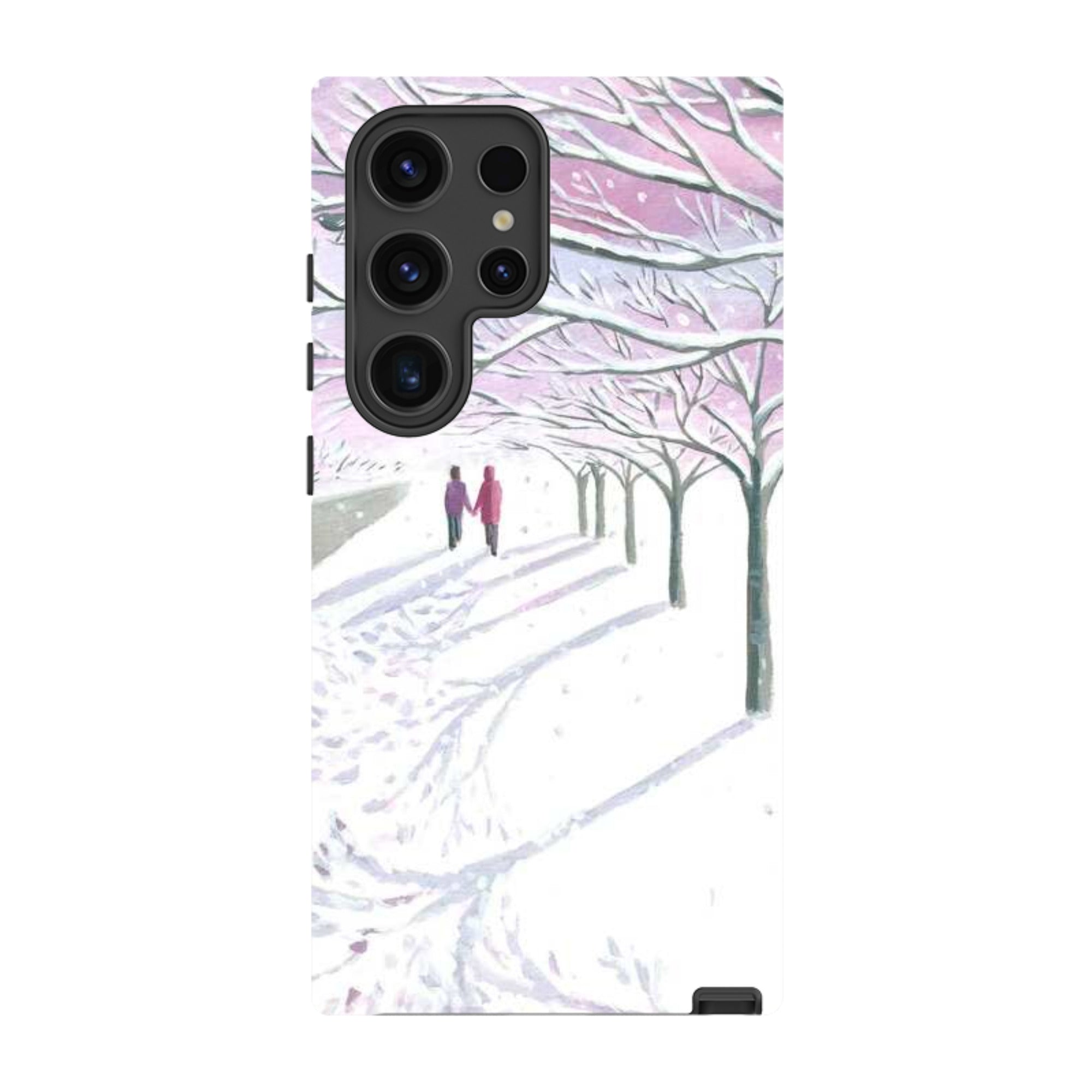 Samsung Tough Case - Snowy Park By Mary Stubberfield