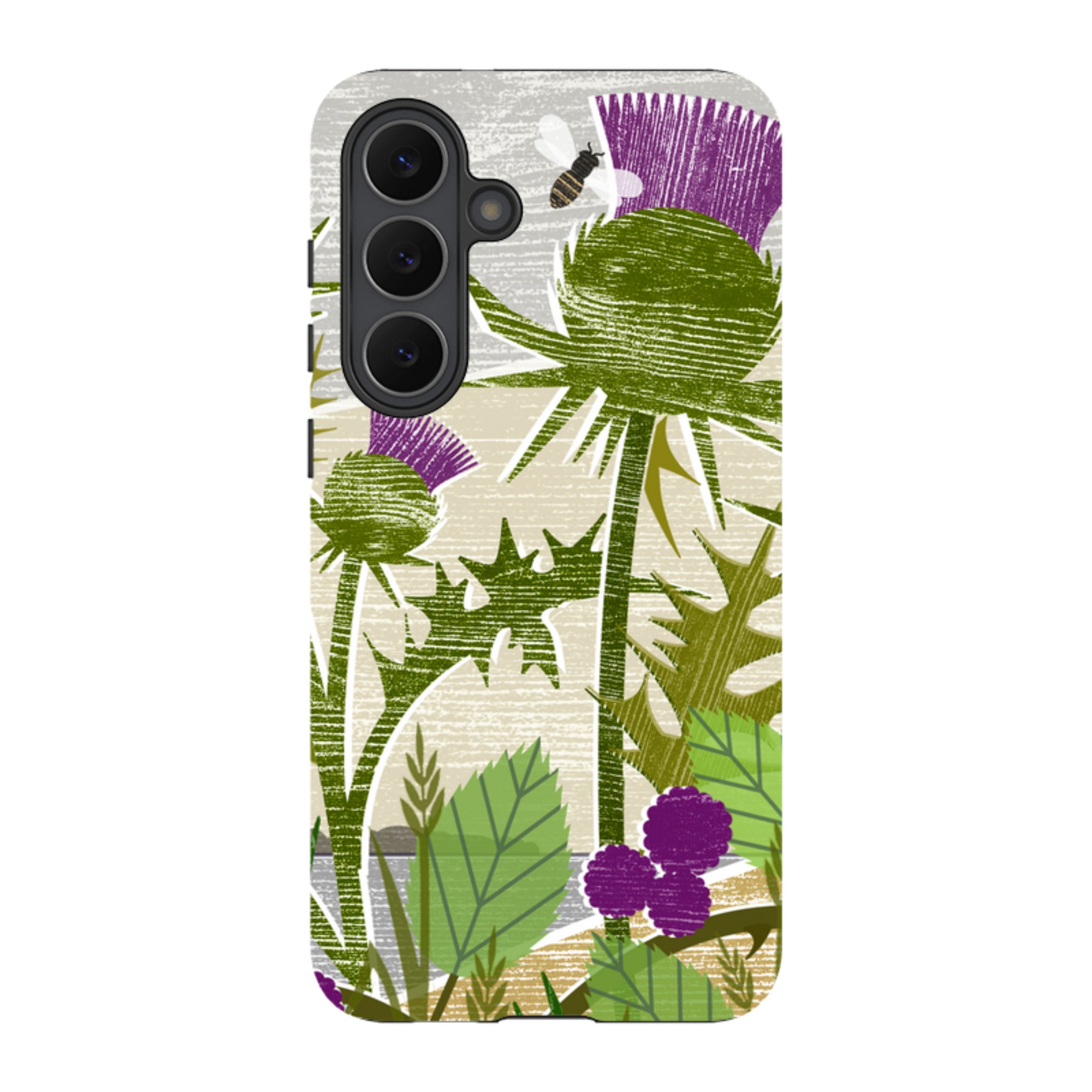 Samsung Tough Case - Purple Thistle By Liane Payne
