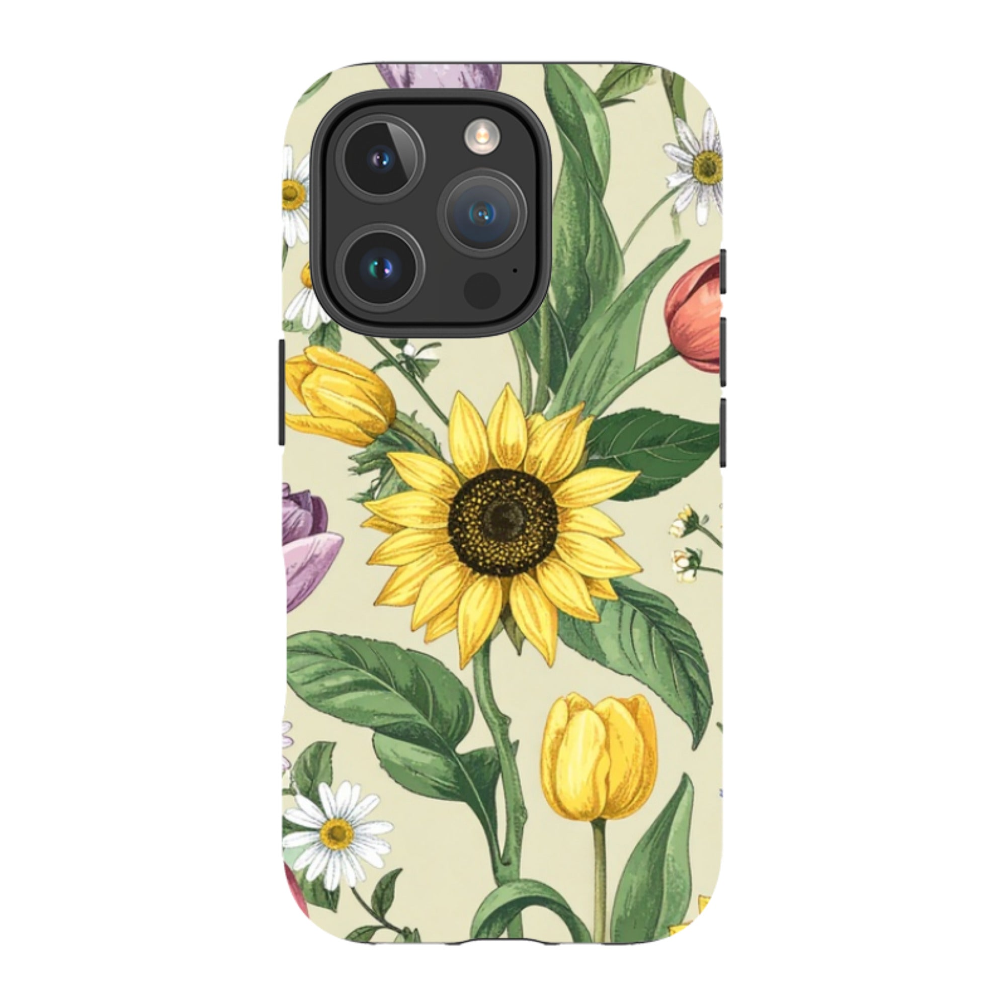 iPhone MagSafe Tough Case - Pale Sunflowers