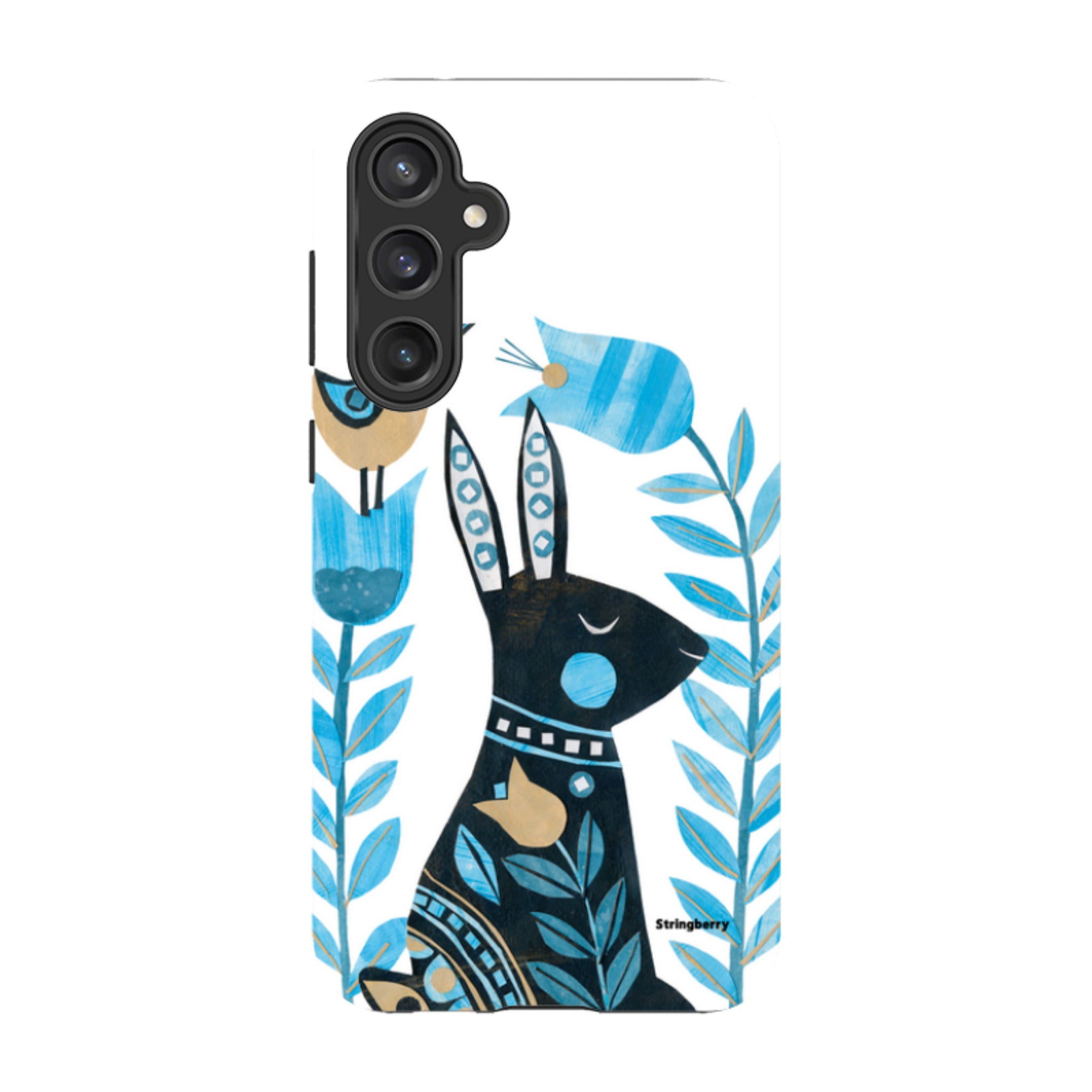 Samsung Tough Case - Folk Rabbit By Tracey English