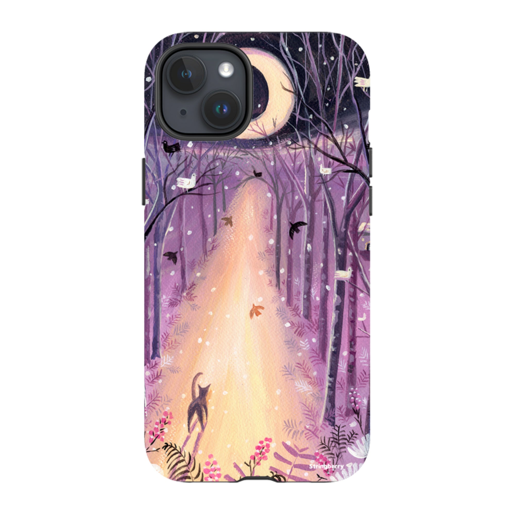 iPhone Tough Case - Forest Cat By Mary Stubberfield