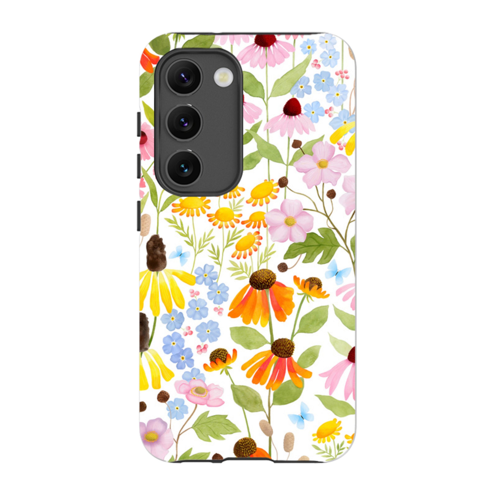 Samsung Tough Case - Wildflower Pattern By Bex Parkin