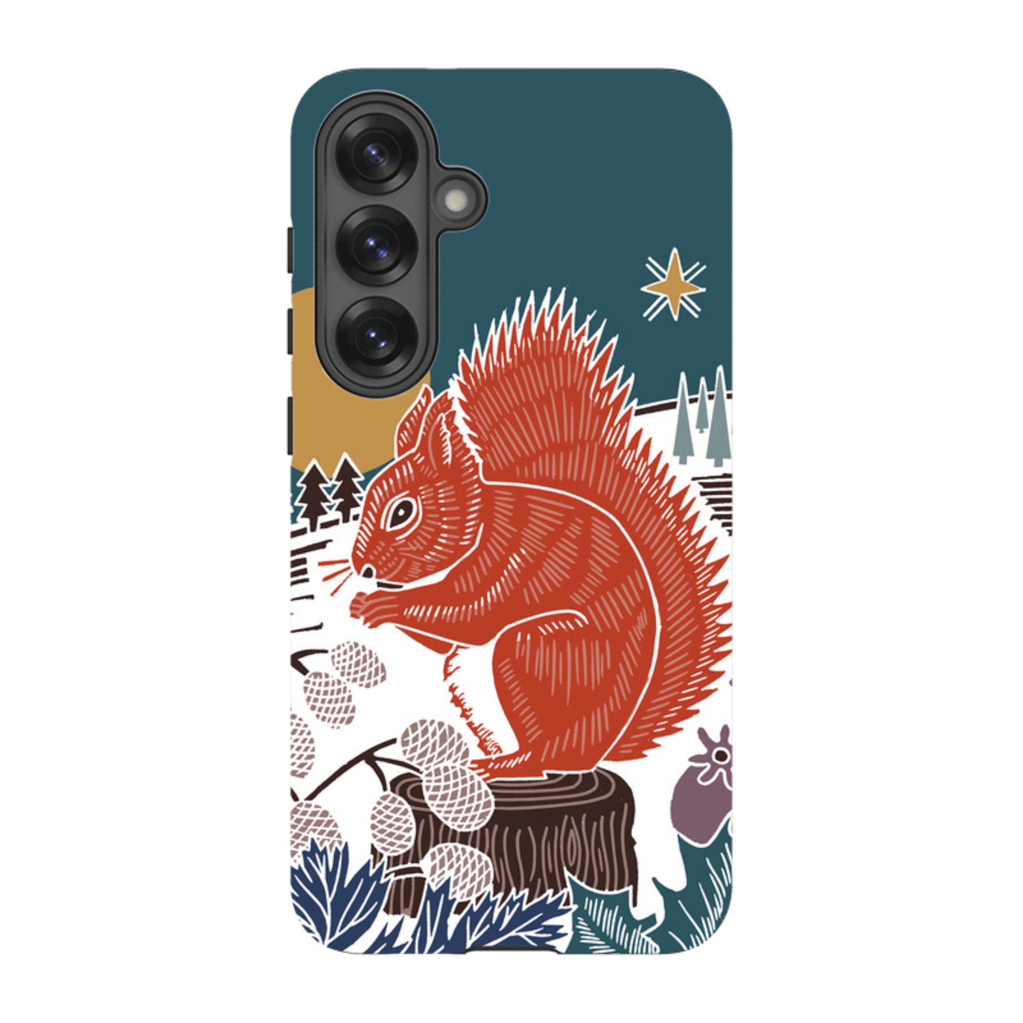 Samsung Tough Case - Winter Squirrel By Kate Heiss