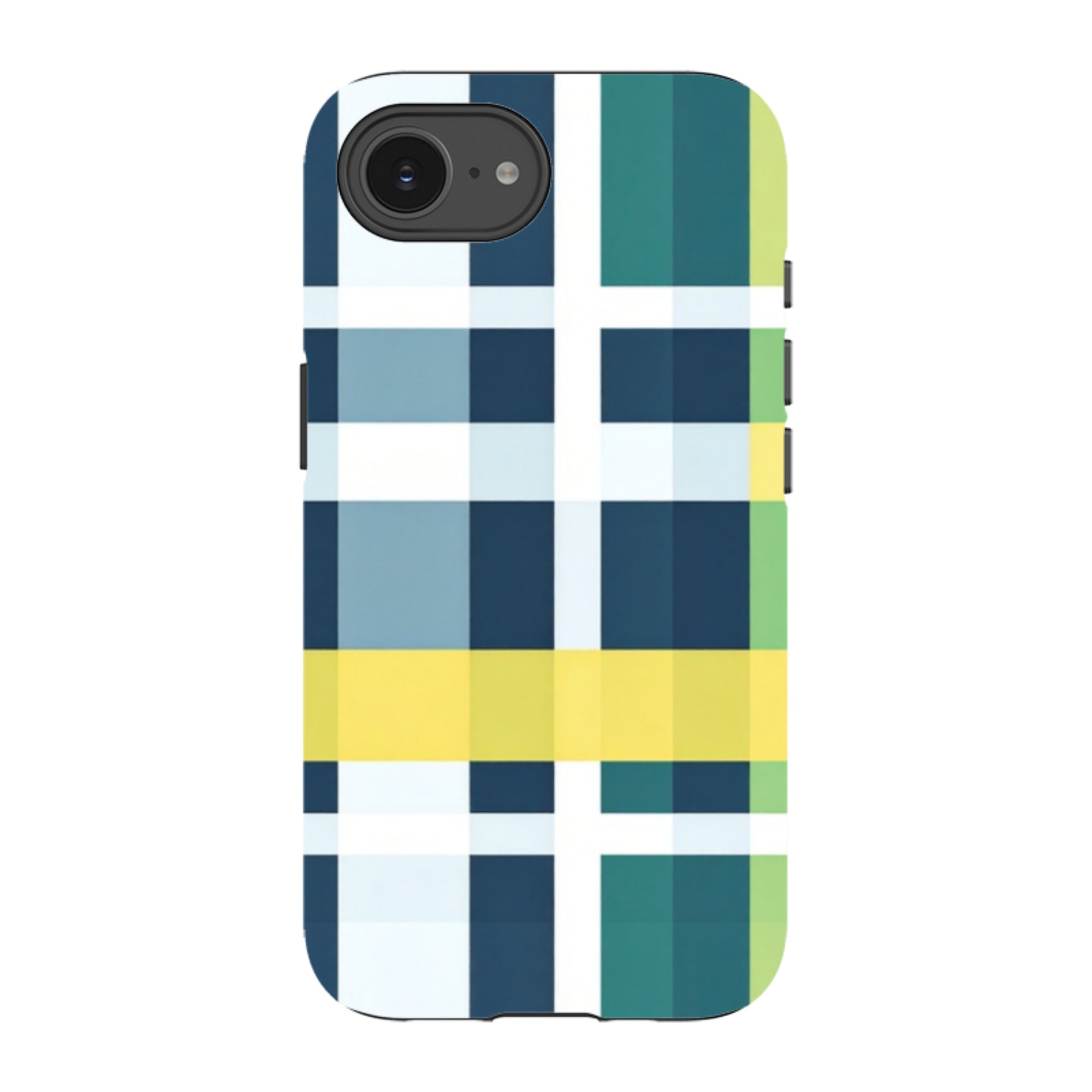 iPhone Tough Case - Forest Gingham