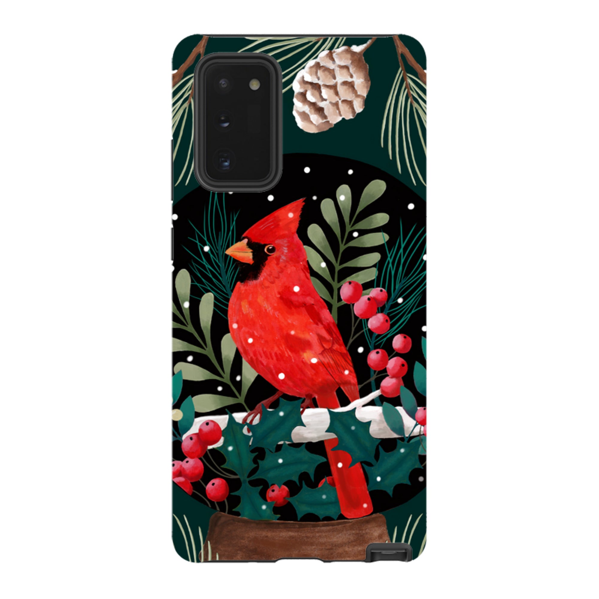 Samsung Tough Case - Red Cardinal By Bex Parkin