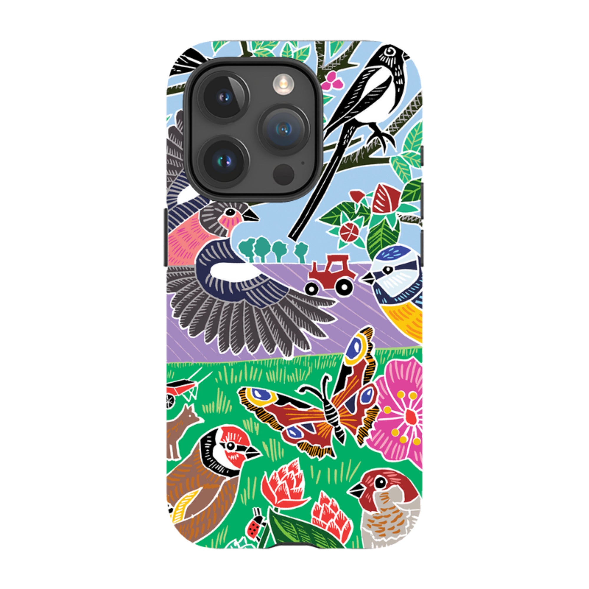 iPhone Tough Case - Garden Bird Jigsaw B By Kate Heiss
