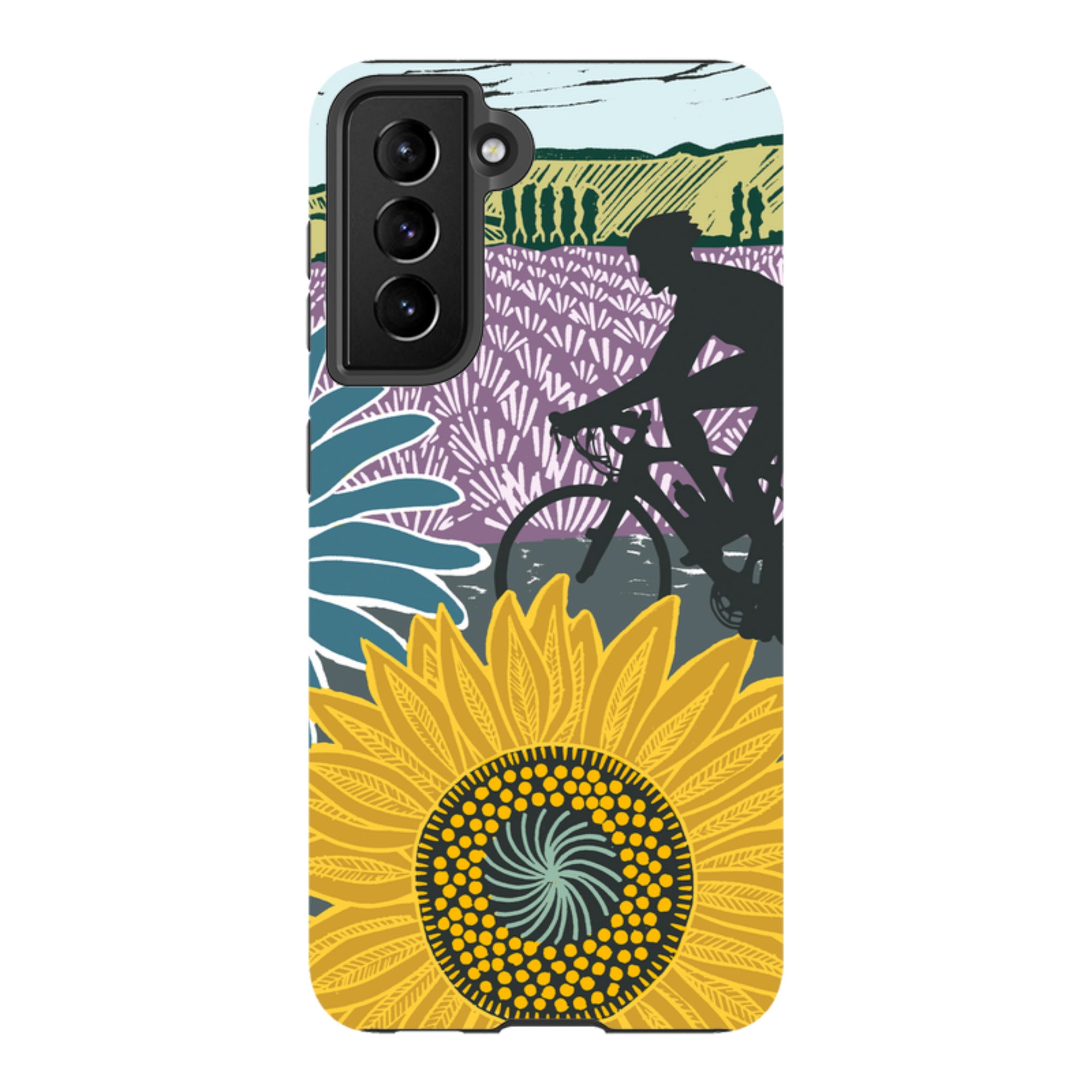 Samsung Tough Case - Bike and Sunflowers By Kate Heiss