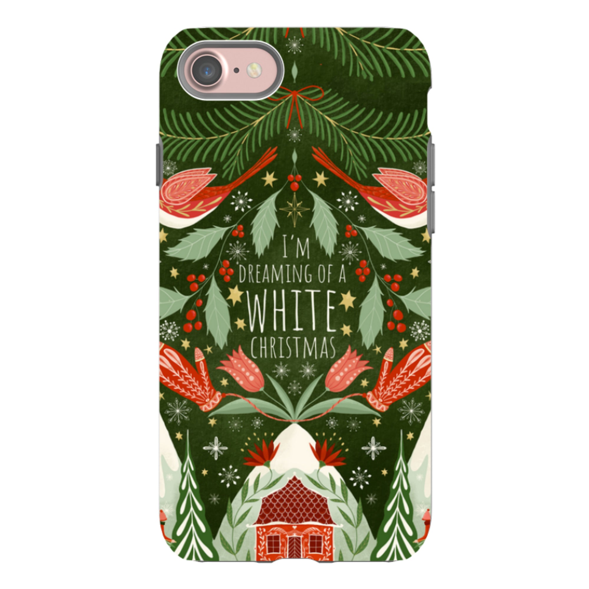iPhone Tough Case - I'm Dreaming Of a White Christmas By Maja Lindberg