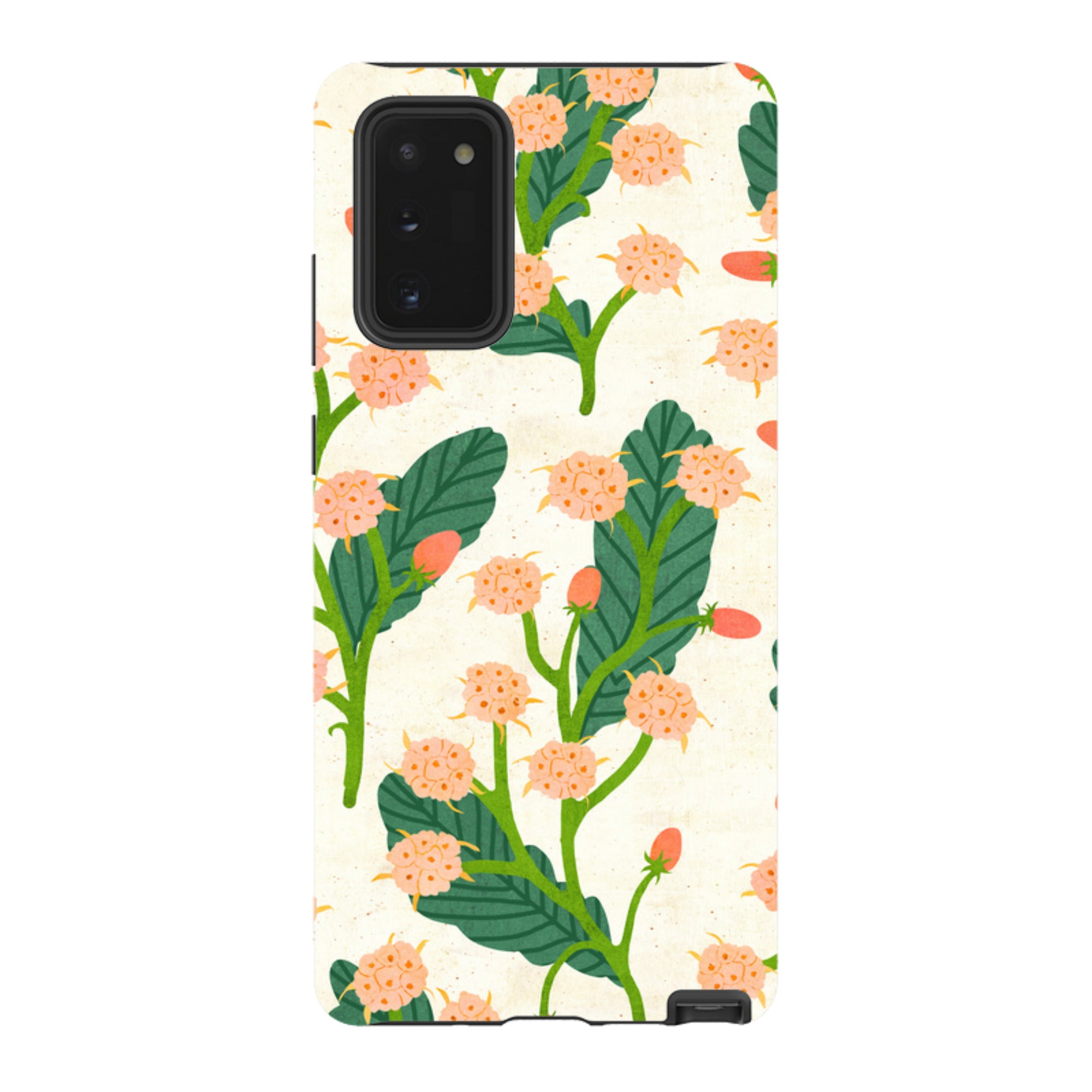 Samsung Tough Case - Summer Seeds Cream By Katherine Quinn