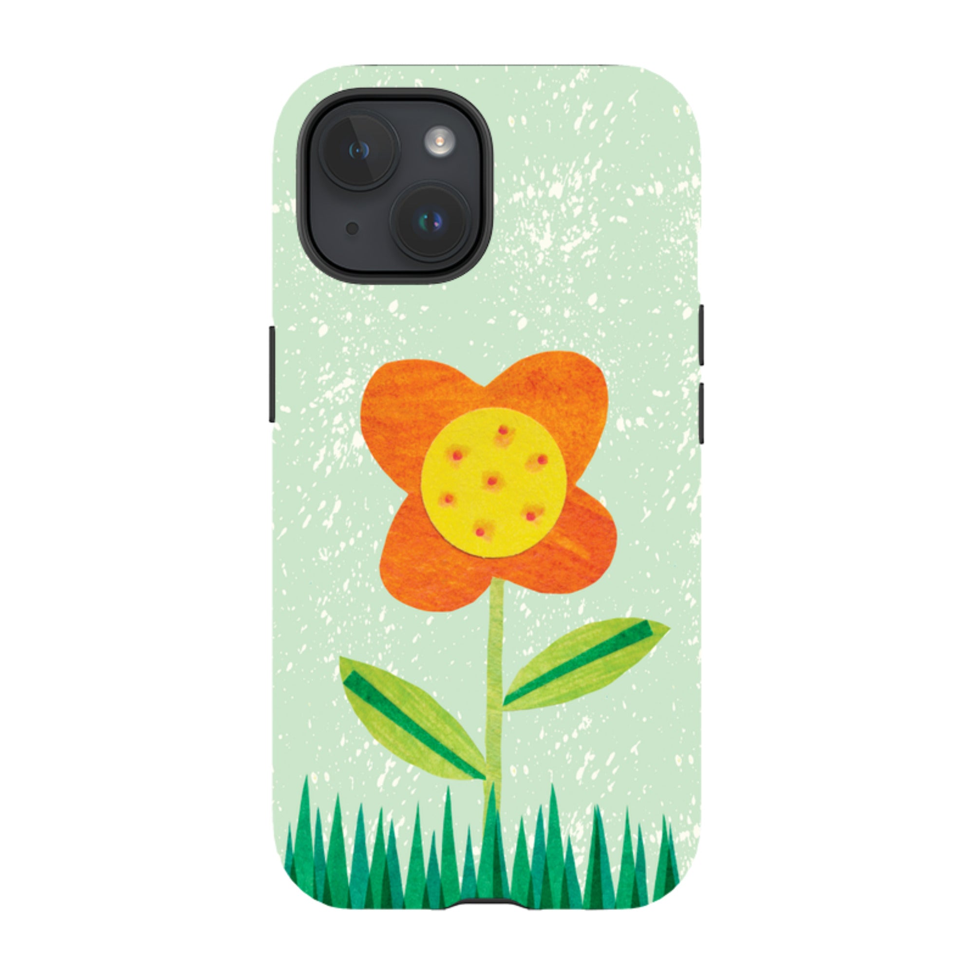 iPhone Tough Case - Orange Flower By Tracey English