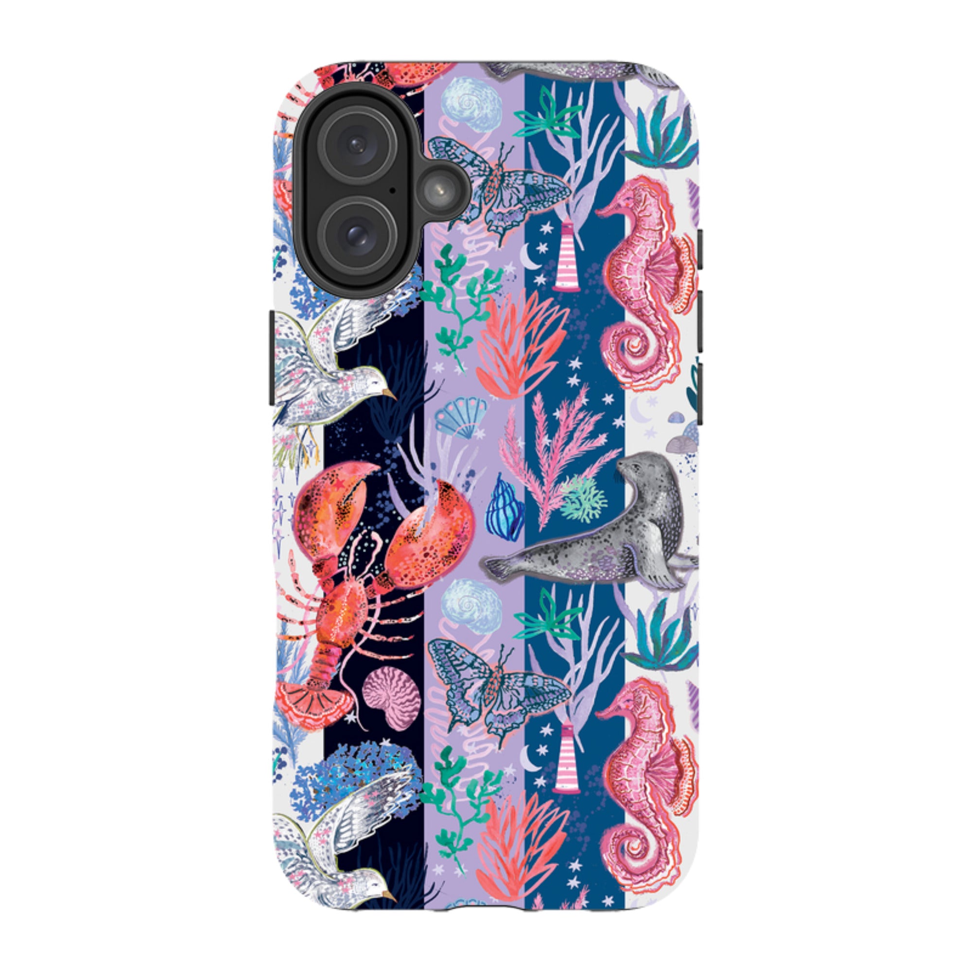 iPhone Case - Coastal Calling Stripe III By Emma Frances Grant