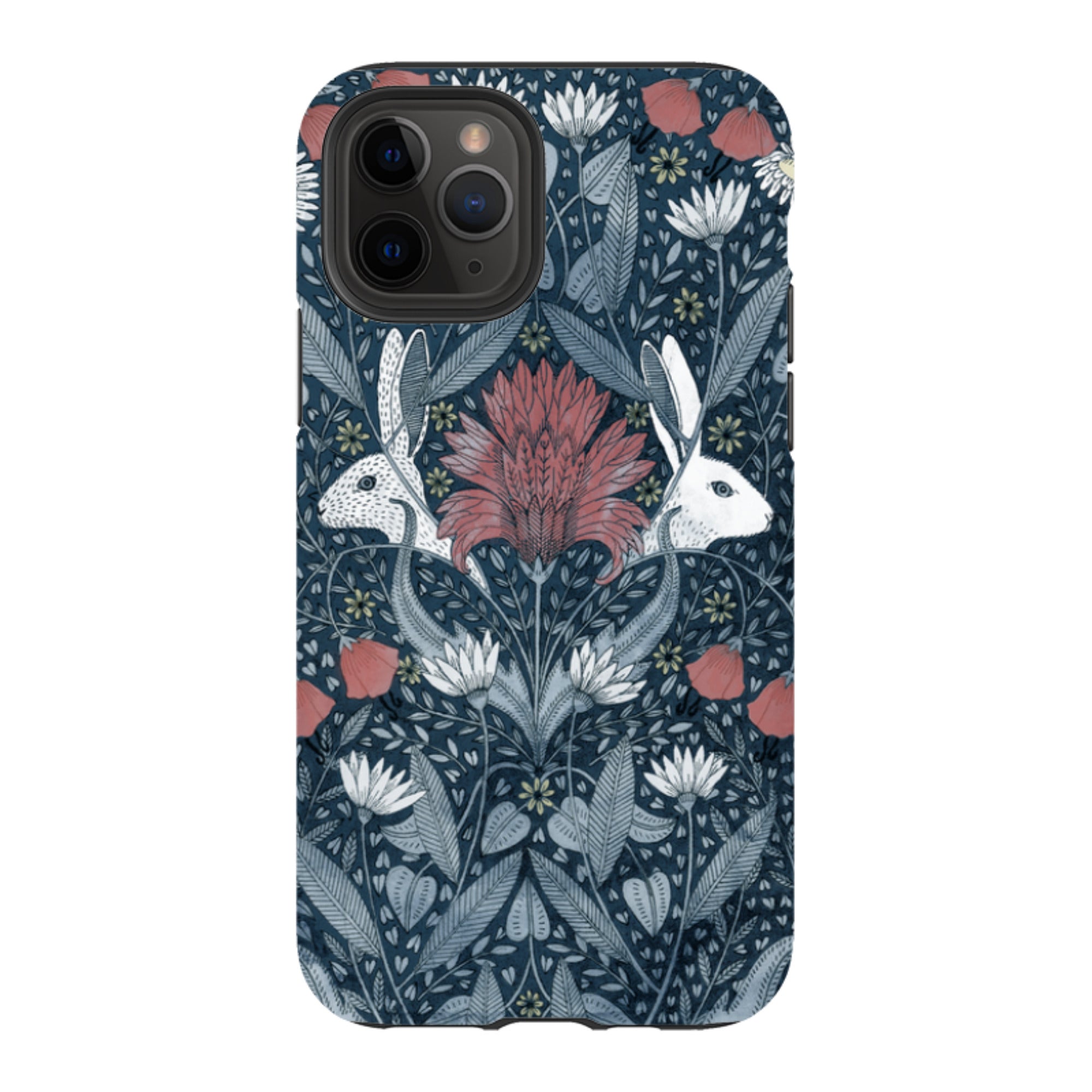 iPhone Tough Case - Two Rabbits By Maria Matos