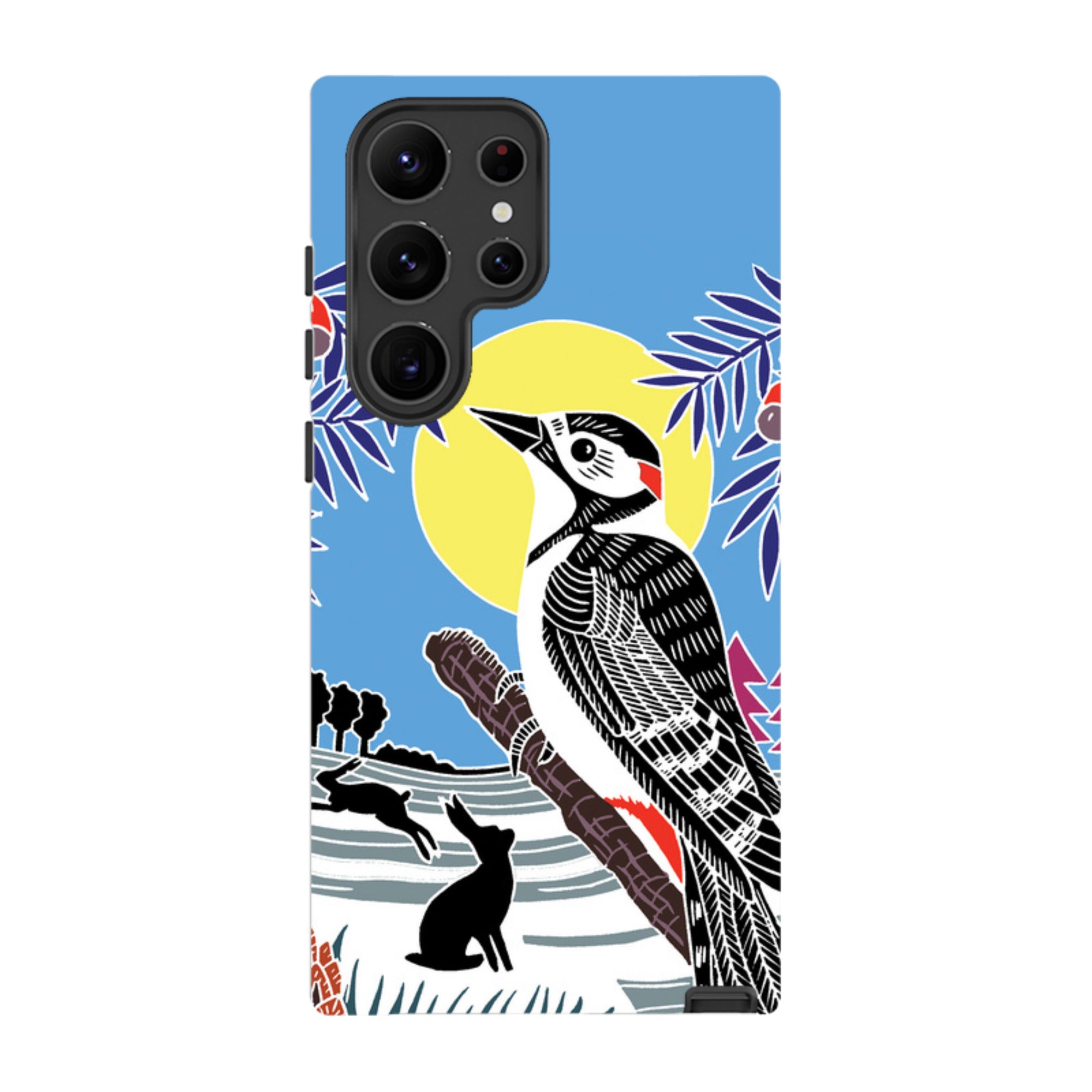 Samsung Tough Case - Woodpecker Yellow By Kate Heiss