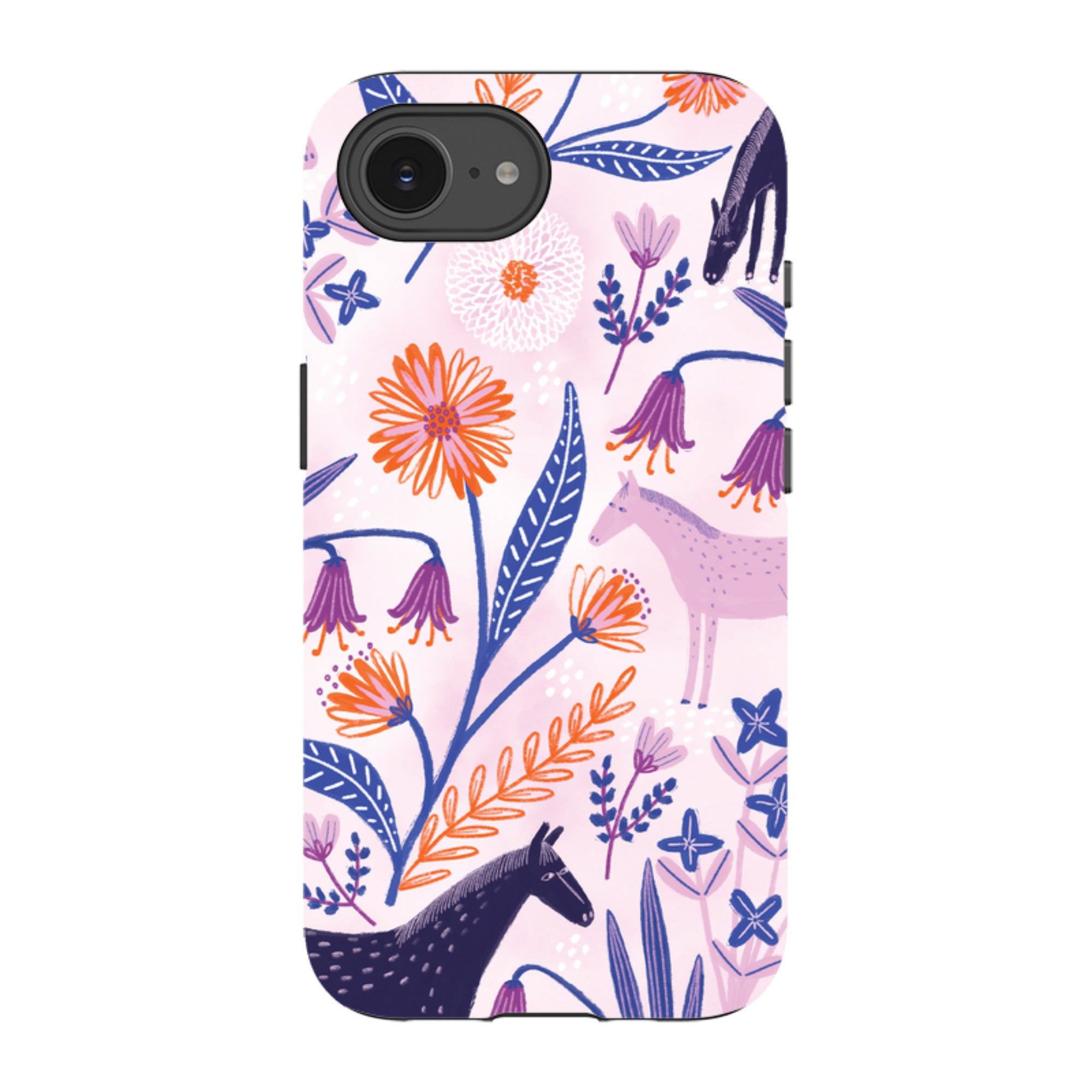 iPhone Tough Case - Wild Ponies By Lee Foster Wilson